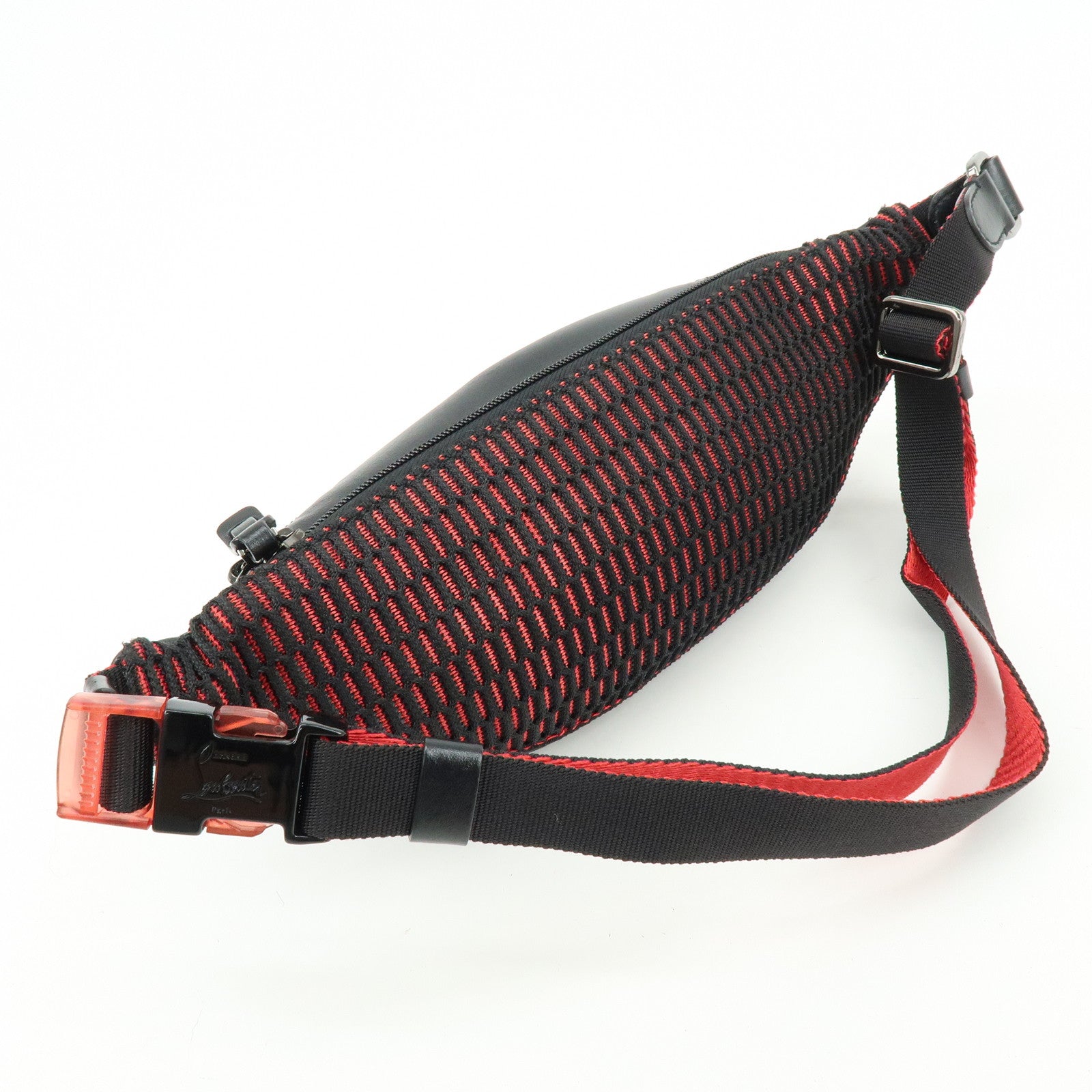 Christian Louboutin Paris New York City Nylon Canvas Waist Bag