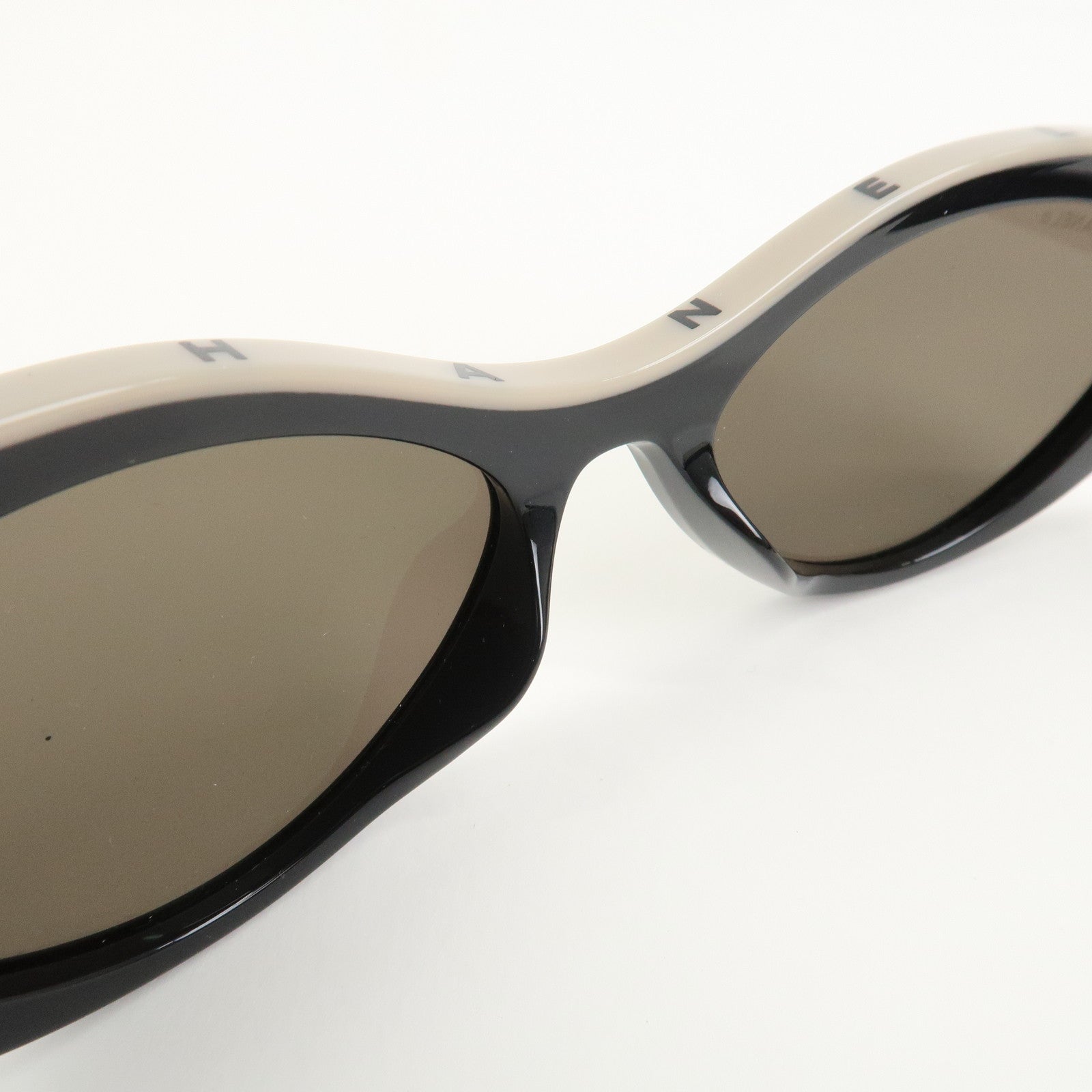 CHANEL Plastic Sunglasses Black 5416-A c.534/3 57□17 140 3N