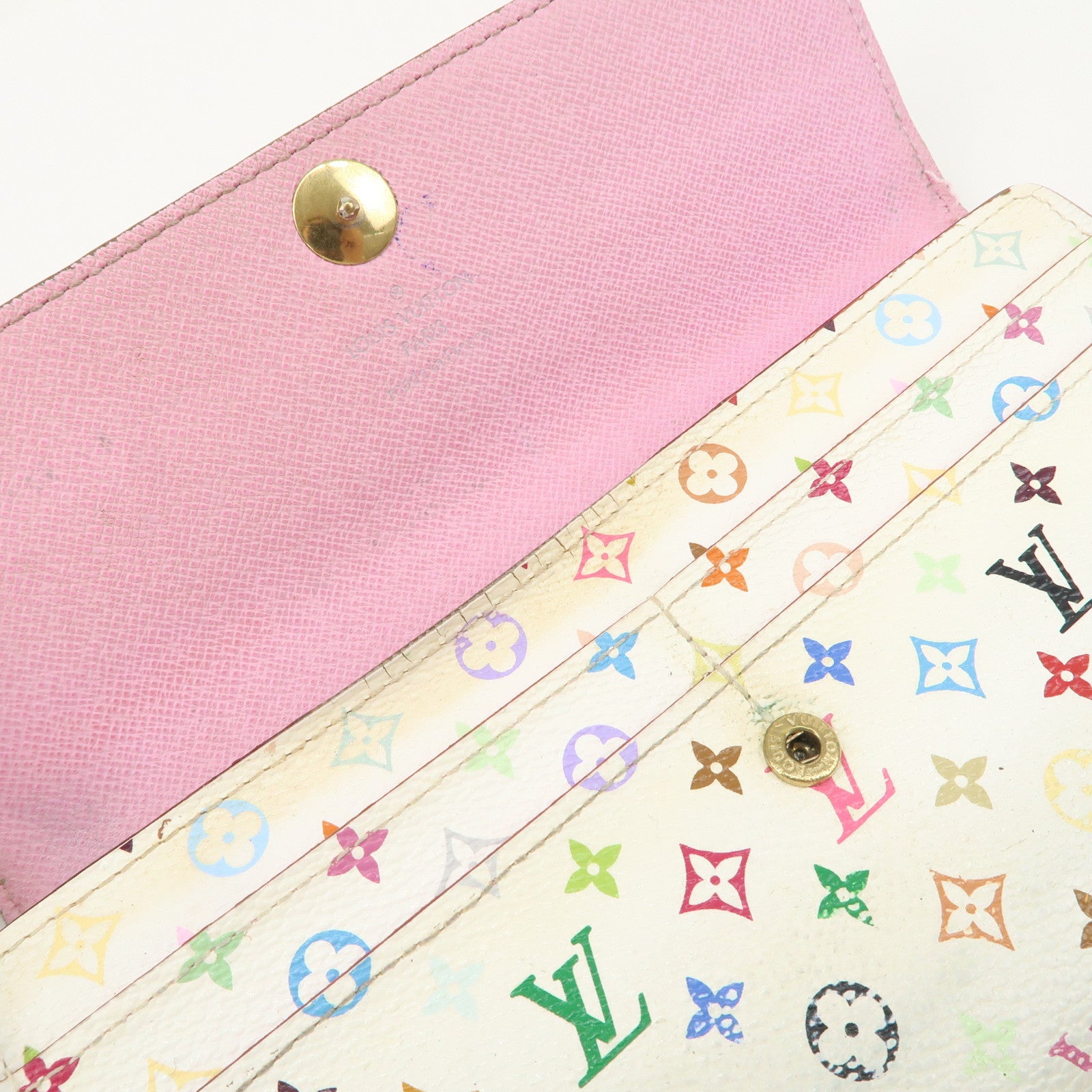 Louis Vuitton Monogram Set of 2 Long Wallet M61725 M93744 Used