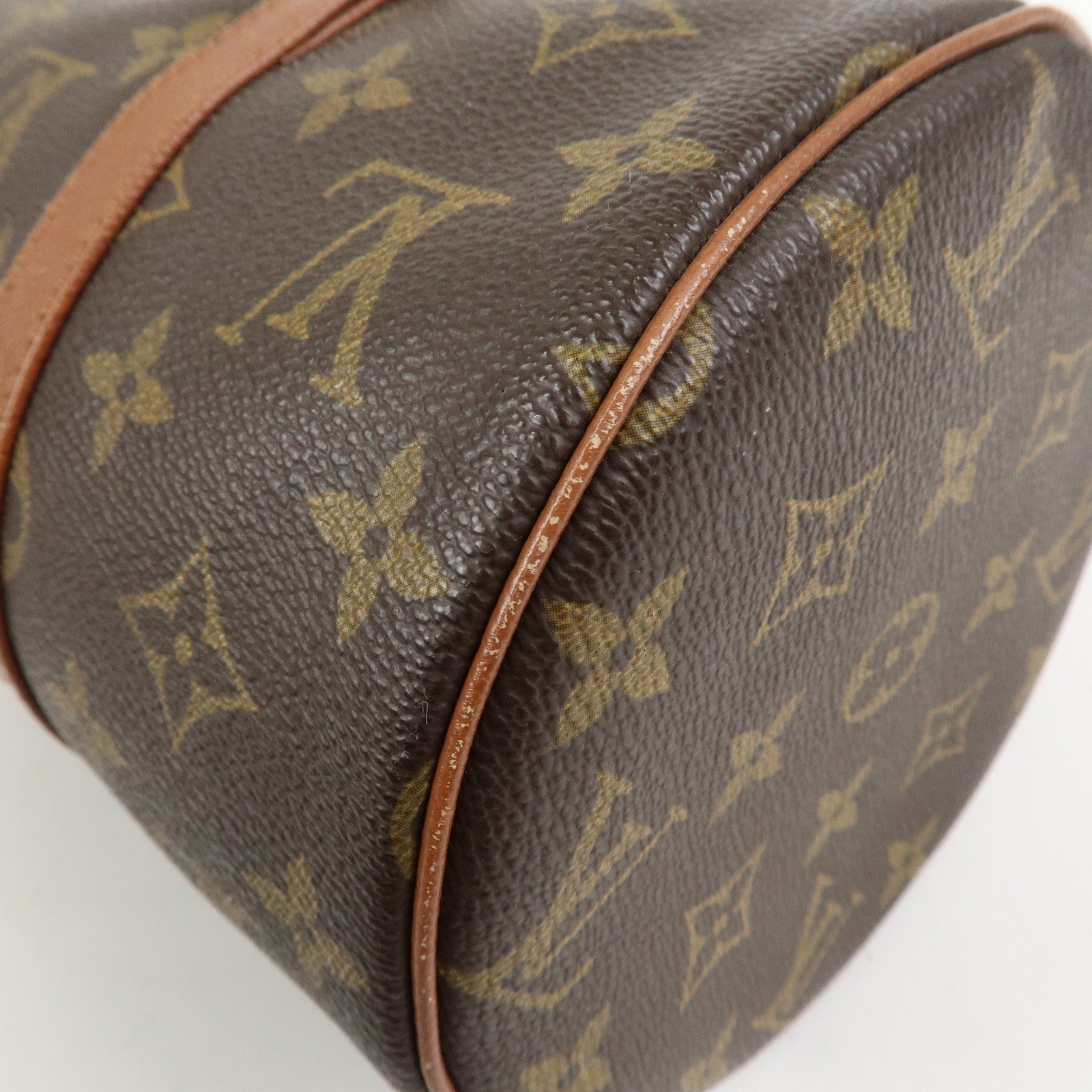 Louis Vuitton Monogram Papillon 30 Hand Bag Brown M51365