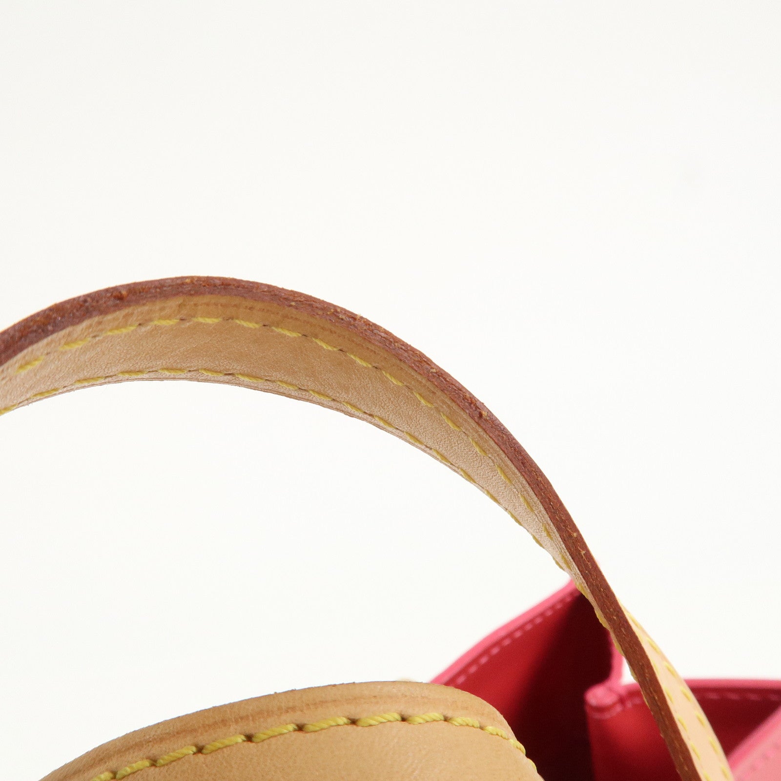 Louis Vuitton Monogram Vernis Lead PM Hand Bag Framboise M9132F