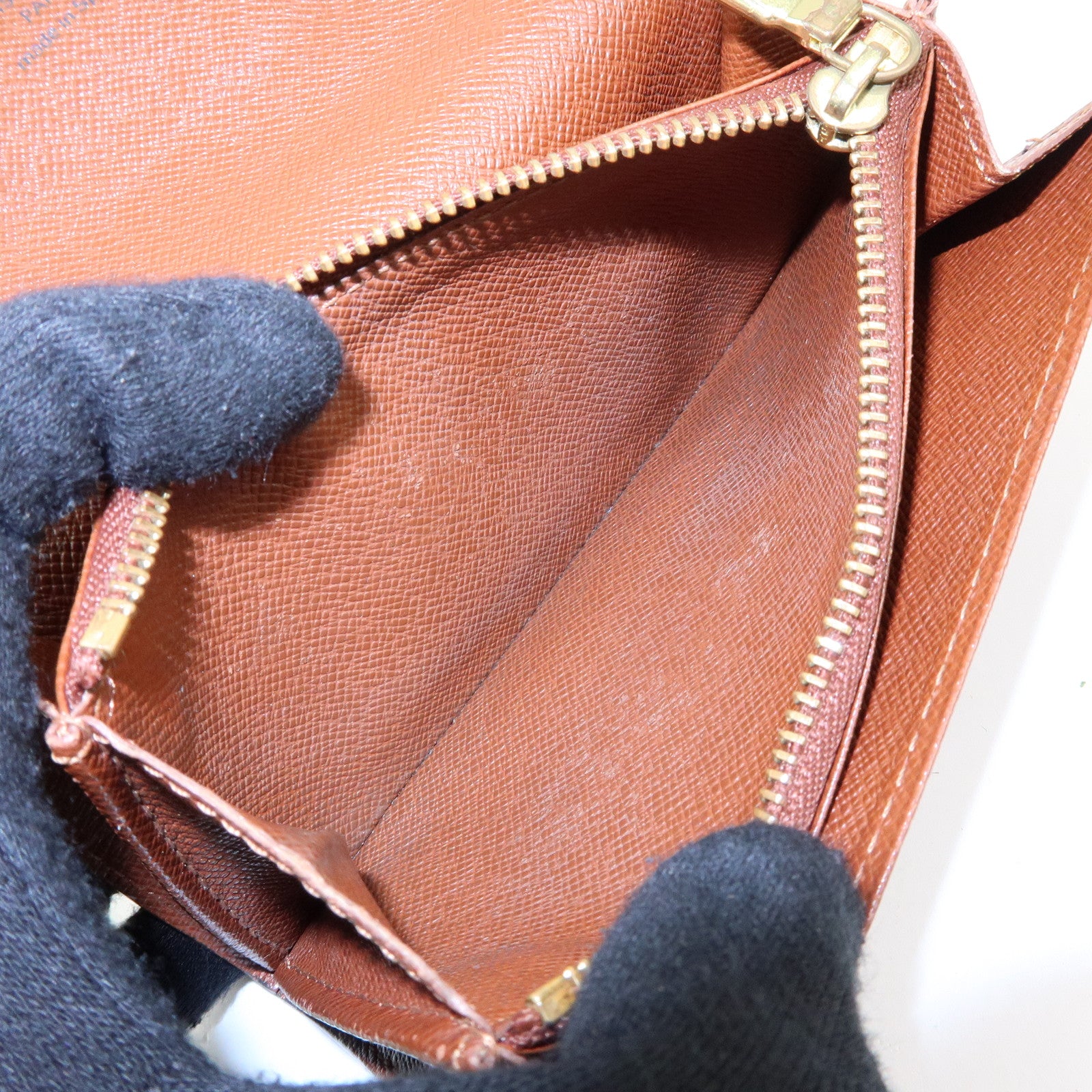 Louis Vuitton Monogram Porte Monnaie Zip Bifold Wallet M61735