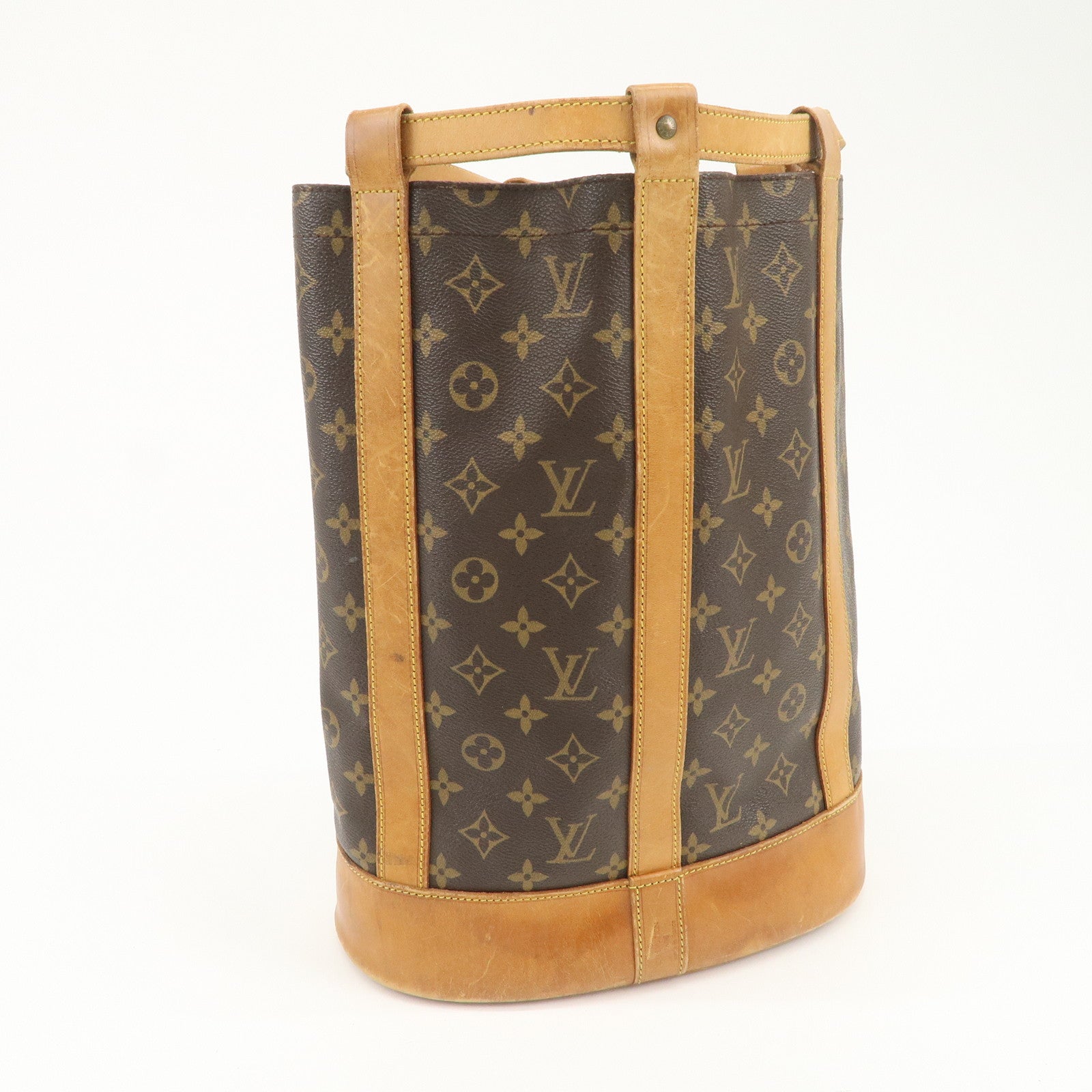 Louis Vuitton Monogram Randonnee PM Shoulder Bag Brown M42243