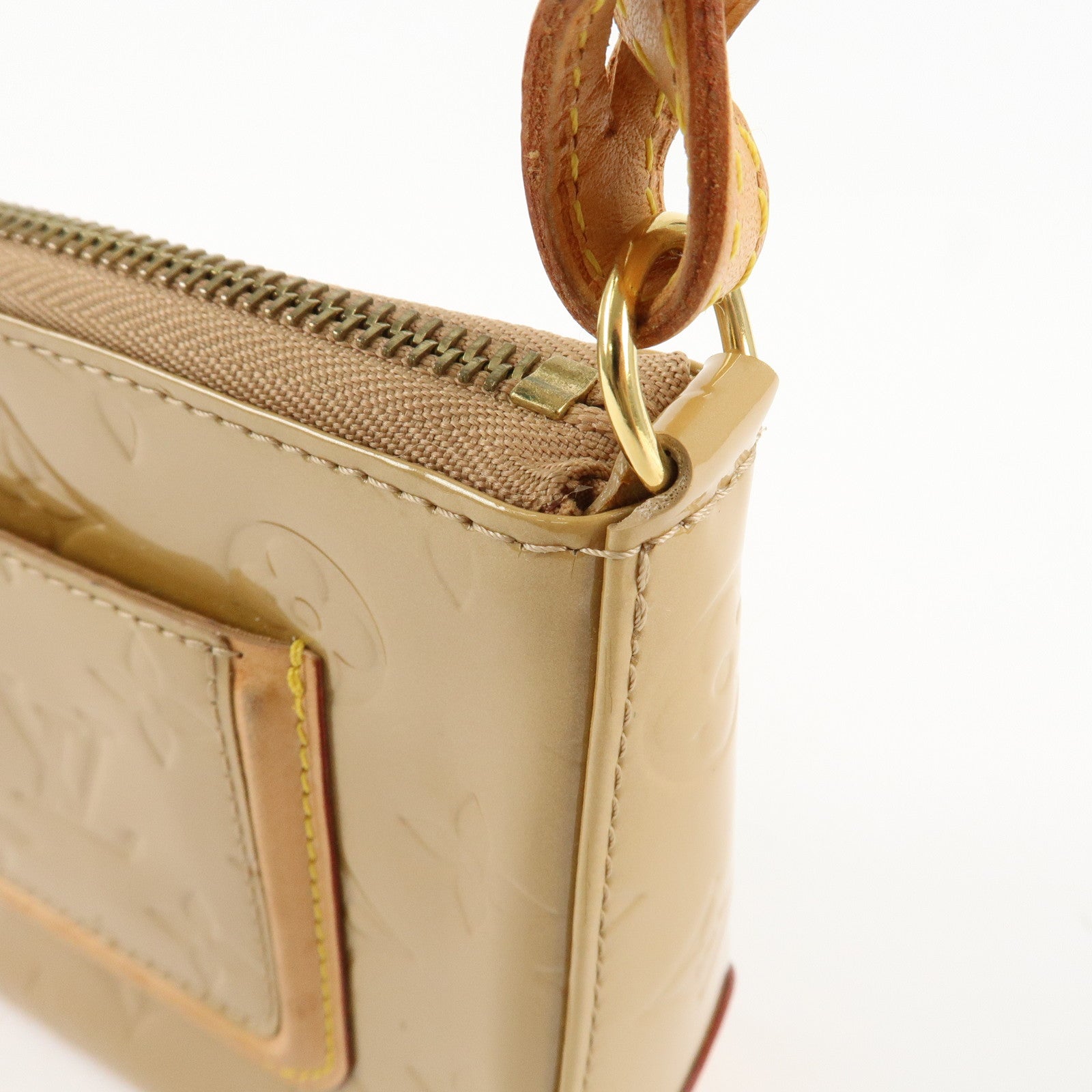 Louis Vuitton Monogram Vernis Mallory Square Hand Bag M91197 Used