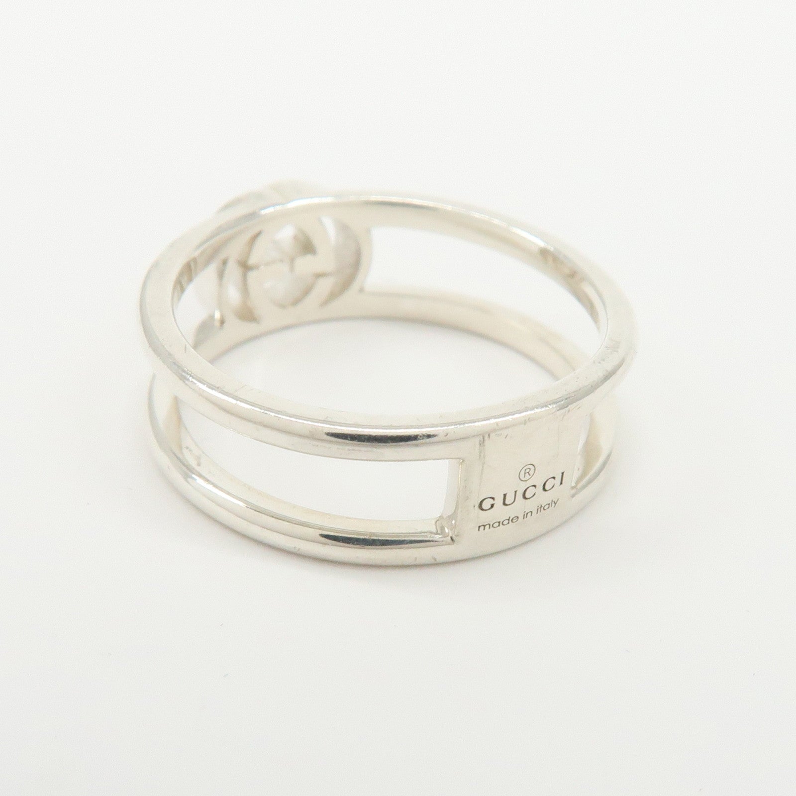GUCCI Interlocking G Ring SV925 #11 US5.5 EU51 HK12