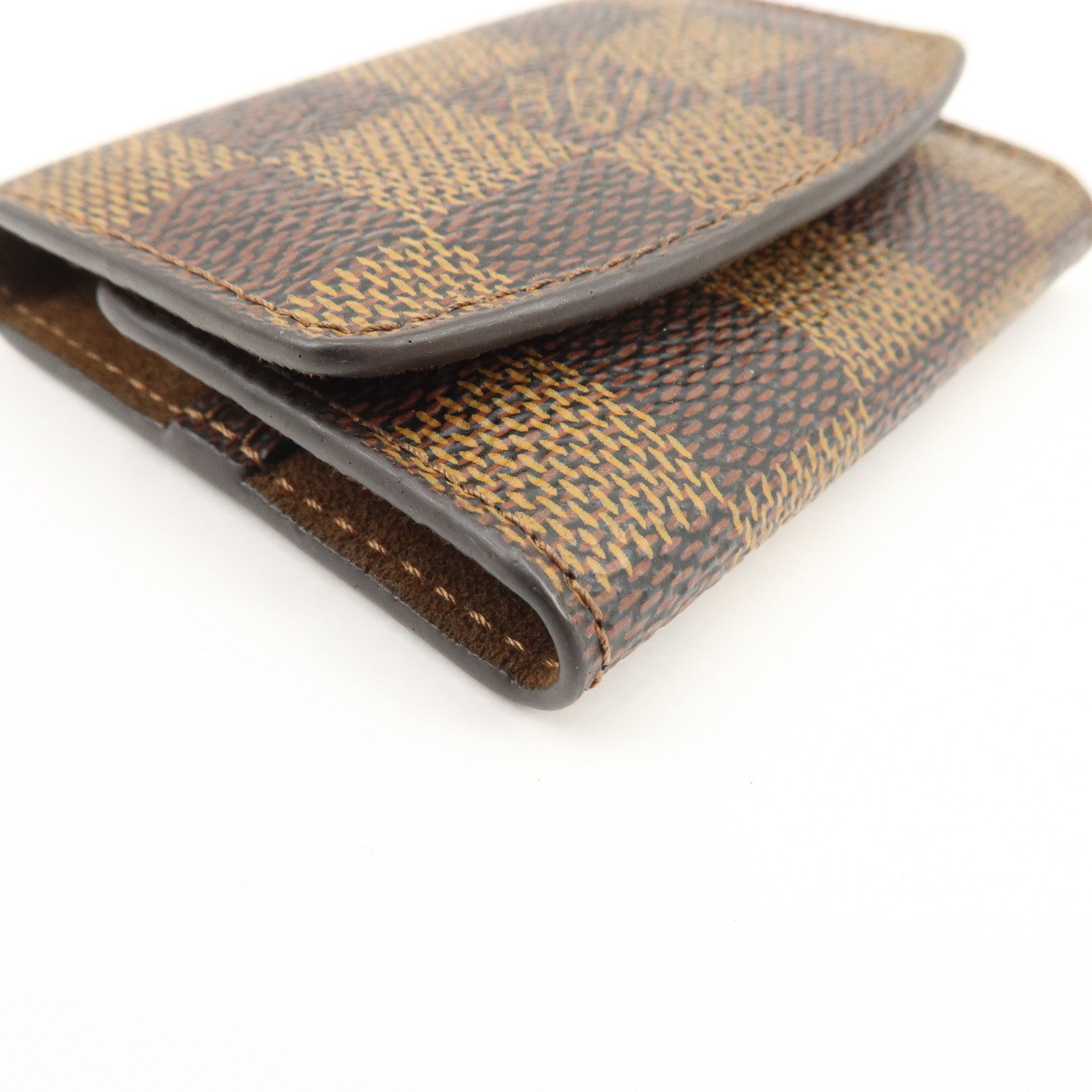 Louis Vuitton Damier Cufflinks Case Damier Ebene M64681