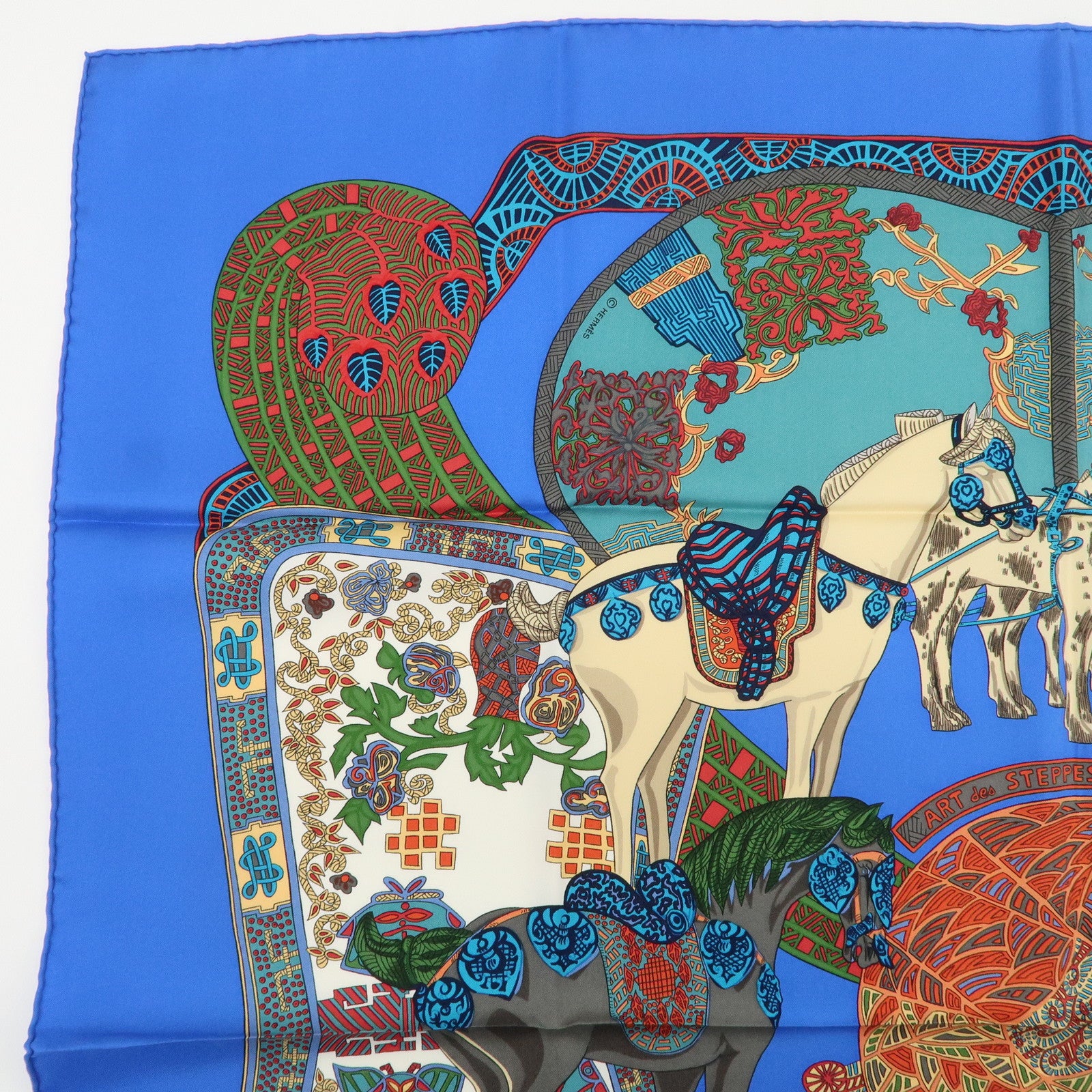 HERMES - Silk Blue   Multicolor -