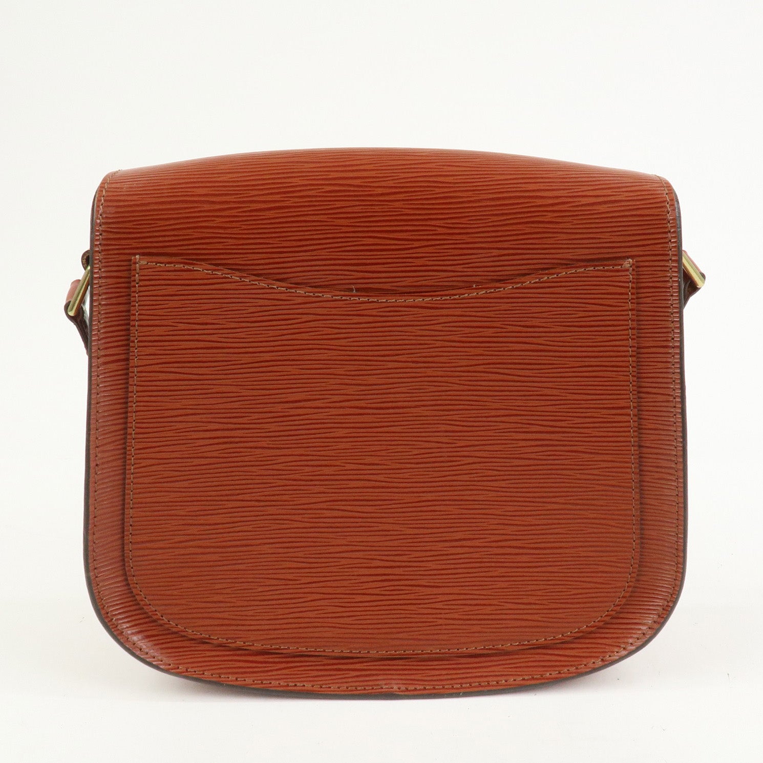 Louis Vuitton Epi Saint Cloud Shoulder Bag Kenya Brown M52193