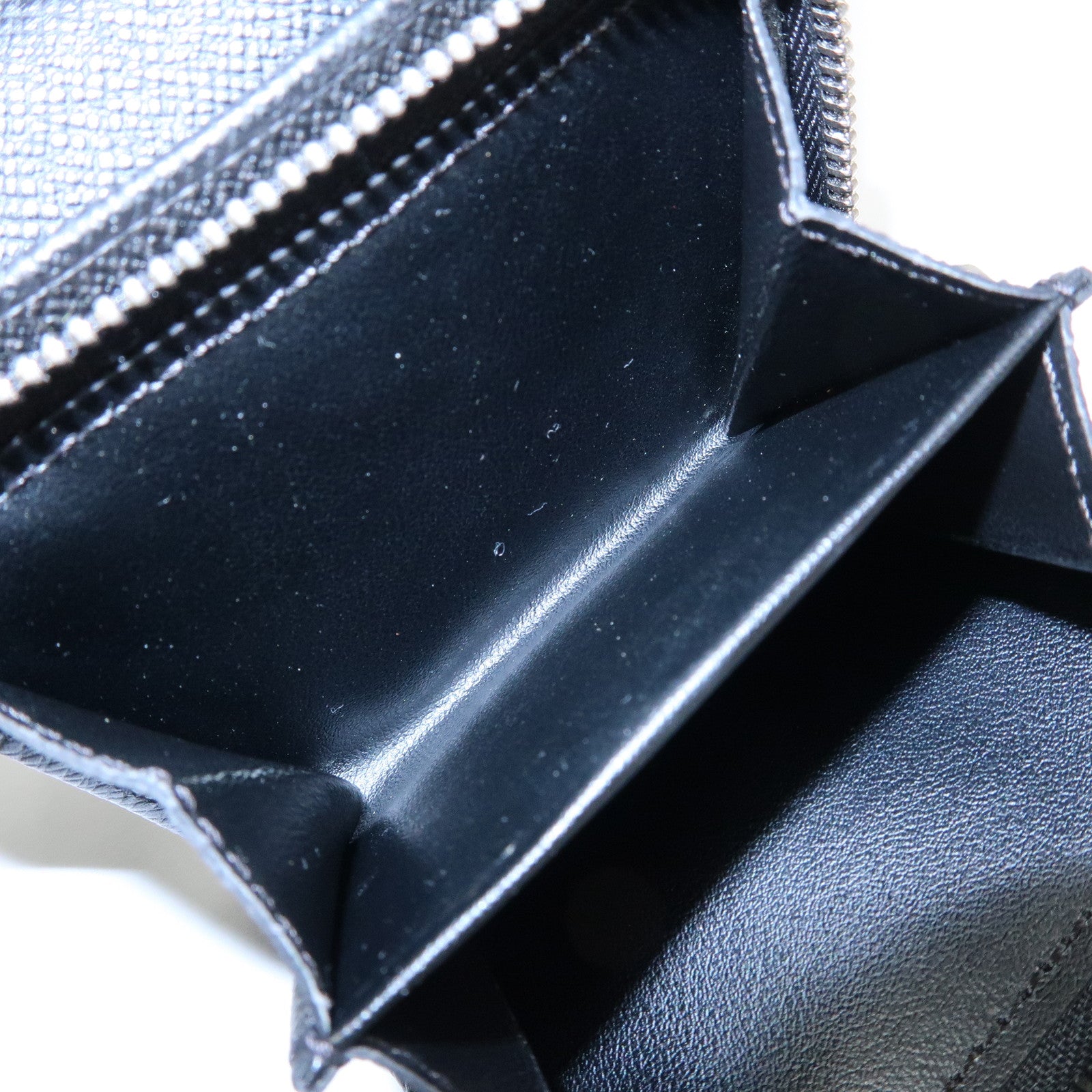 Louis Vuitton Taiga Porte Monnaie Sergei Coin Case Black M32562