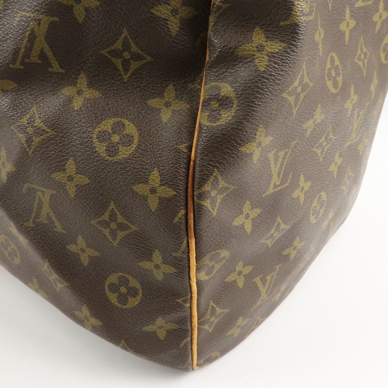 Louis Vuitton Monogram Keep All 60 Boston Bag Brown M41422 Used