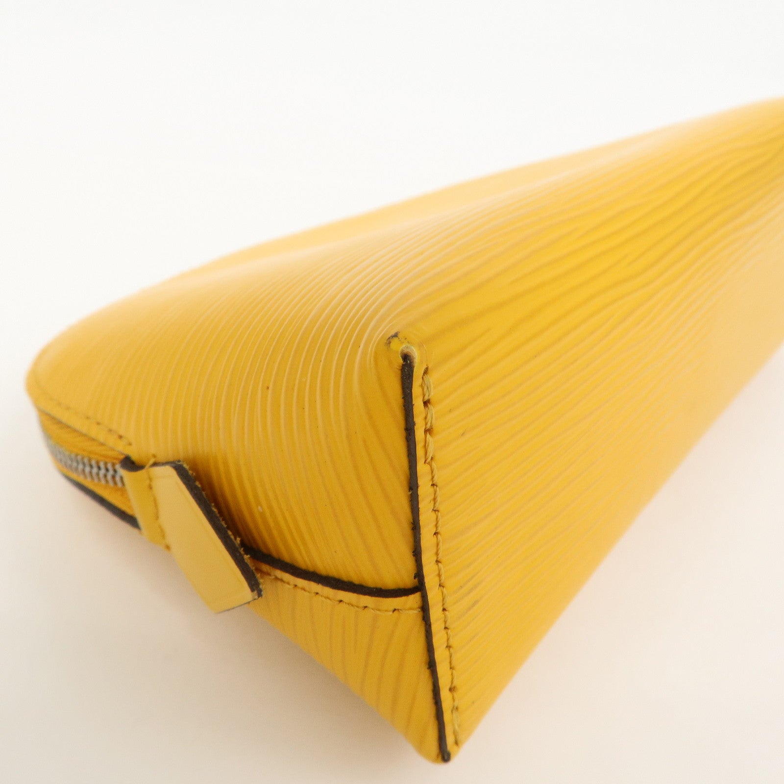 Louis Vuitton Epi Pochette Cosmetic PM Cosmetic Pouch Citron M40639