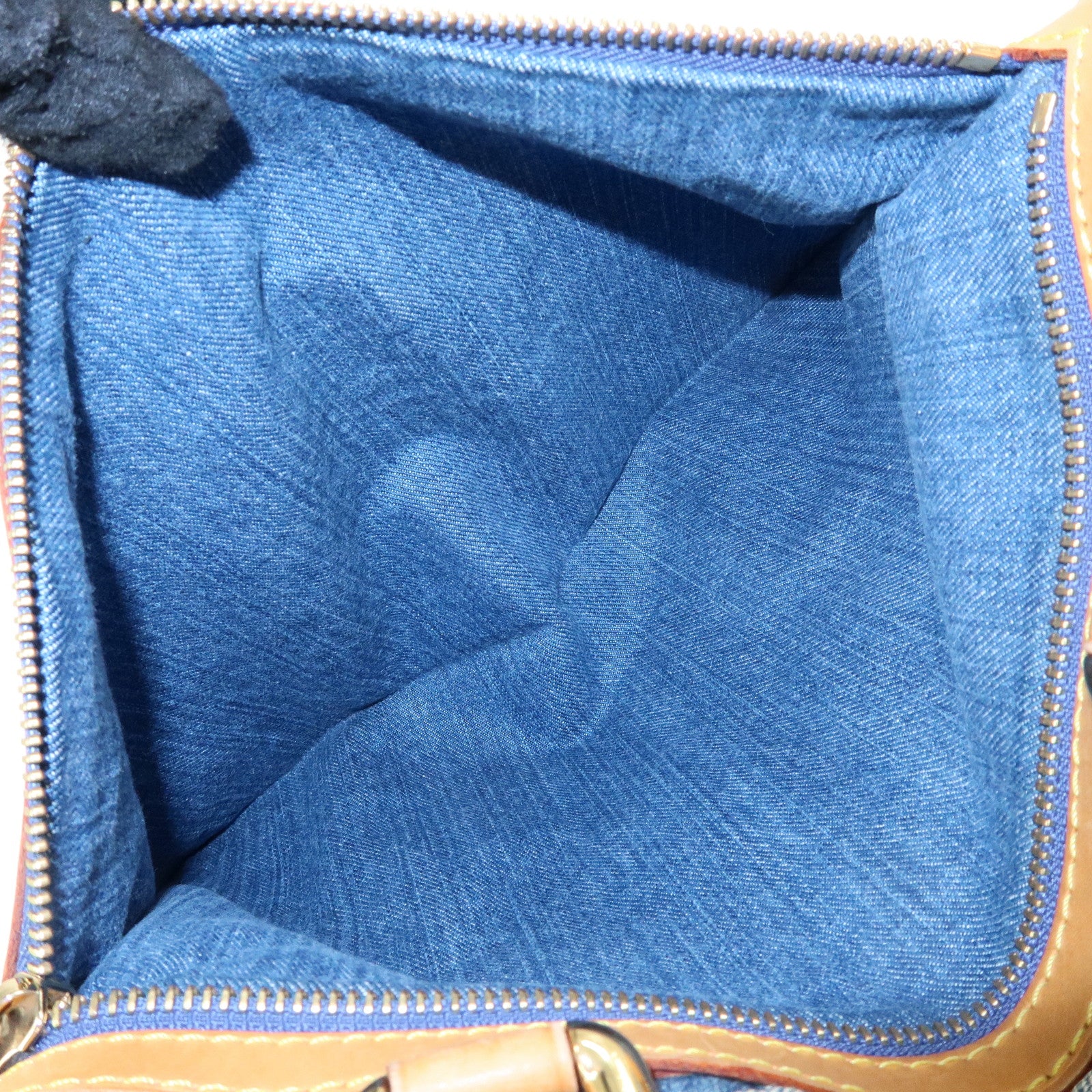 Louis Vuitton Monogram Denim Flat Shopper Tote Bag M95018