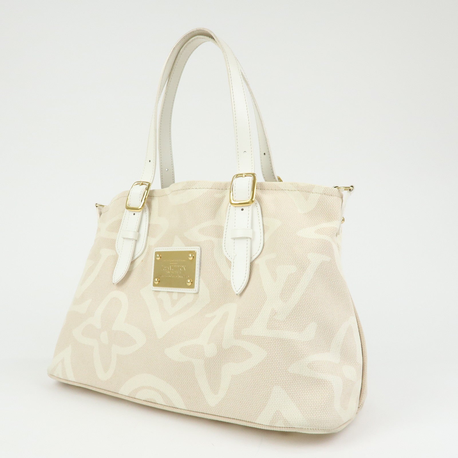 Louis Vuitton Cruise Line Tahitienne PM Canvas Tote Bag M95674