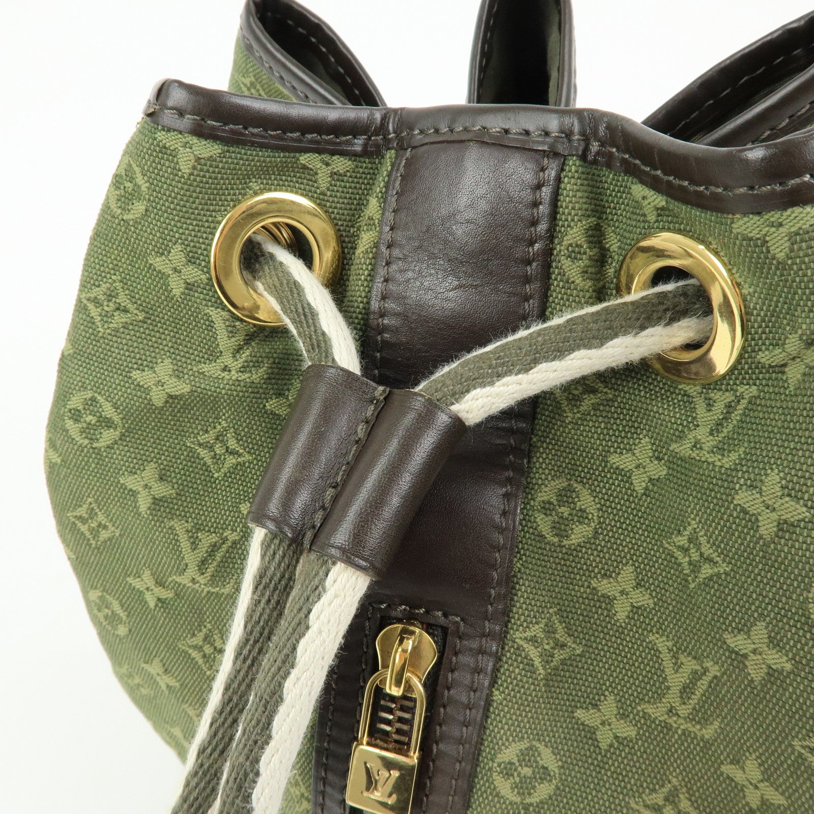 Louis Vuitton Betsy Monogram Mini Canvas Leather Shoulder Bag Khaki