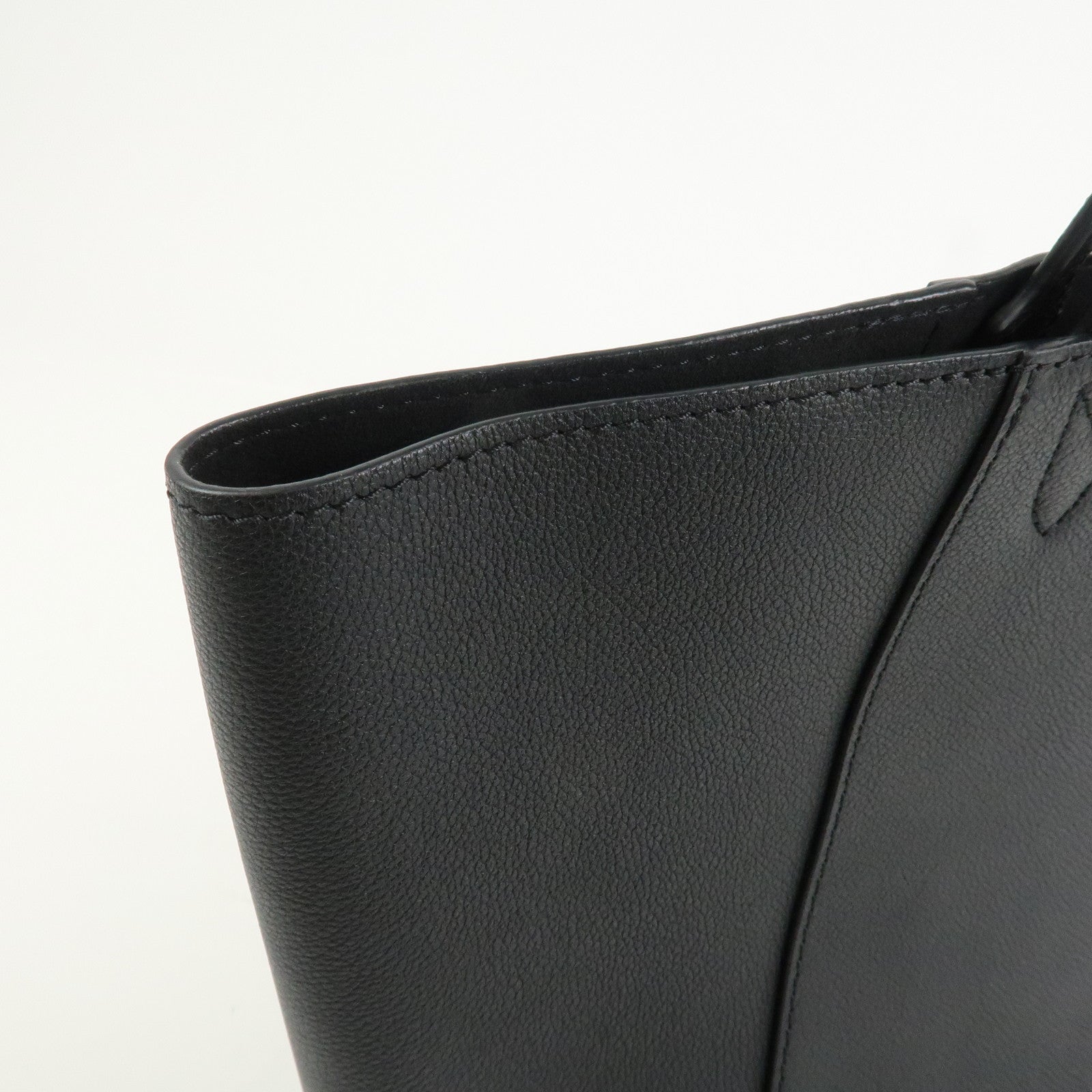 Louis Vuitton Lockme Cabas Leather Tote Bag Hand Bag Noir M42291