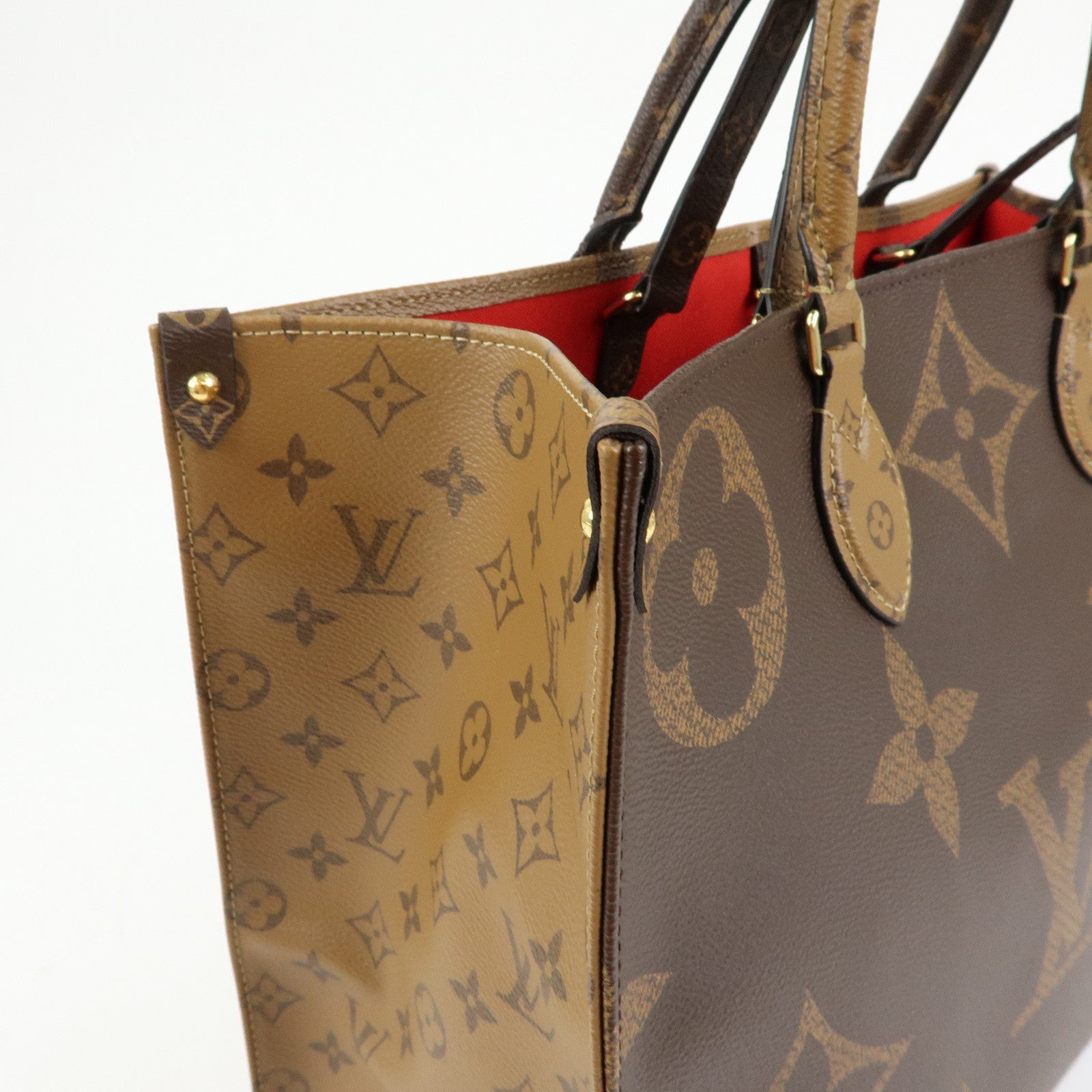 Louis Vuitton Monogram Giant Canvas On The Go MM Hand Bag M44576