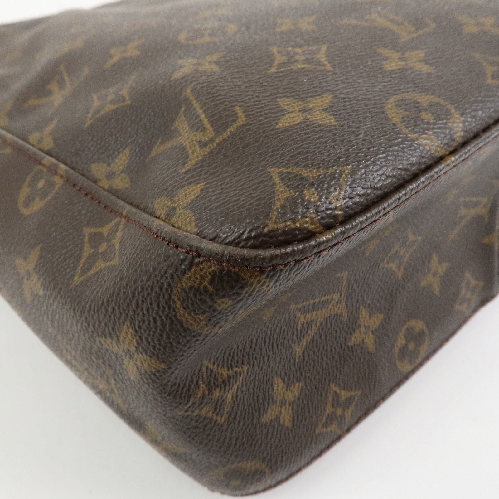 Louis Vuitton Monogram Looping GM Shoulder Bag Brown M51145