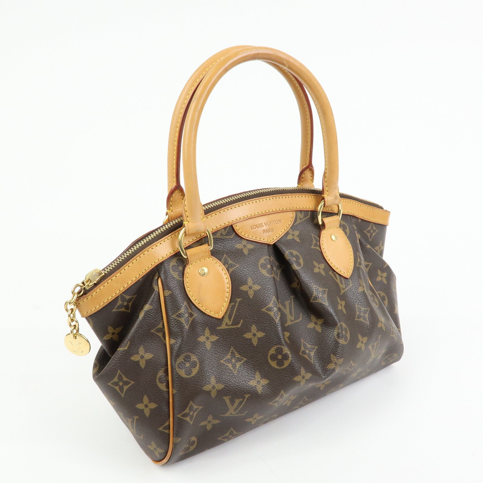 Louis Vuitton Monogram Tivoli PM Hand Bag Shoulder Bag Brown M40143