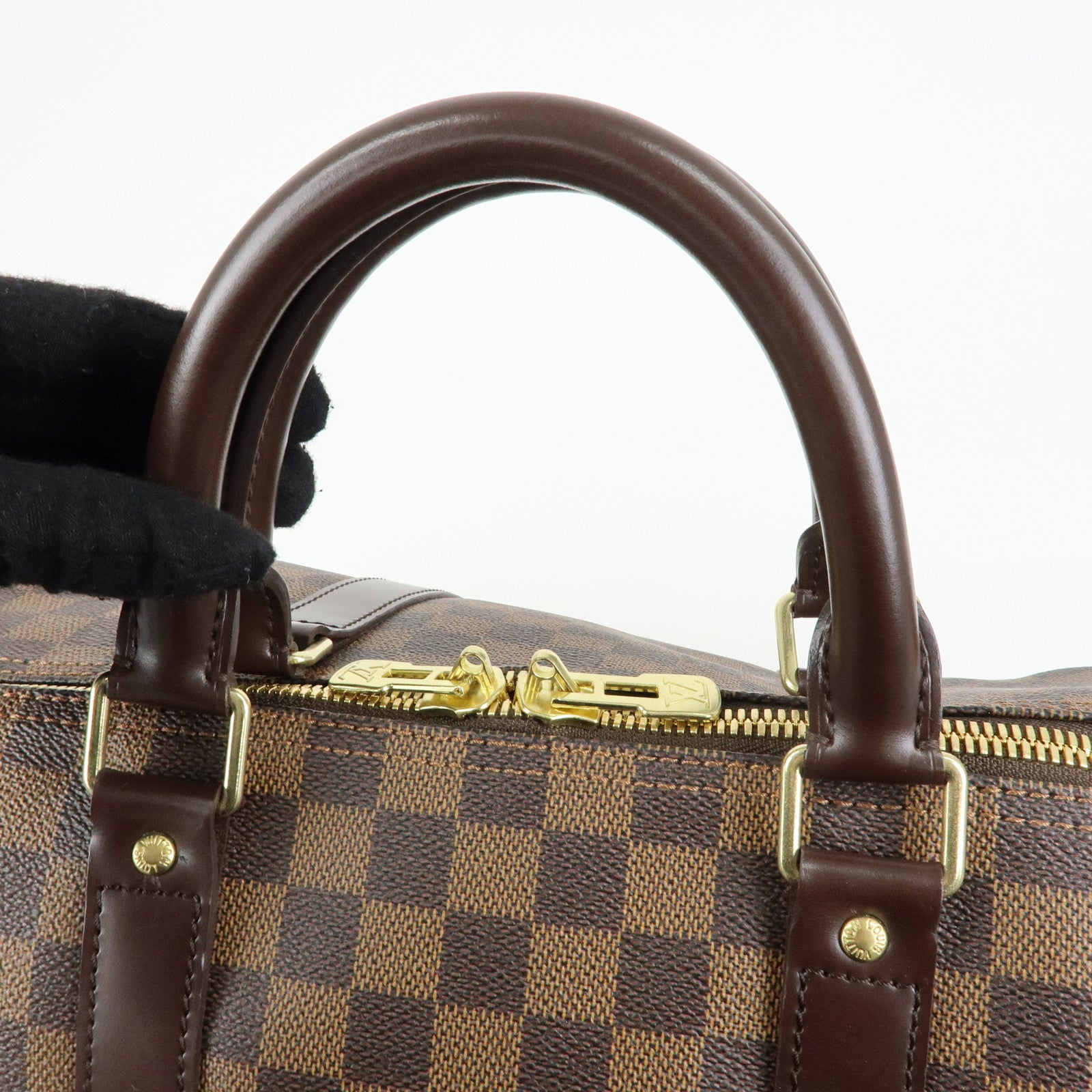 Louis Vuitton Damier Keep All 50 Boston Bag Brown N41427