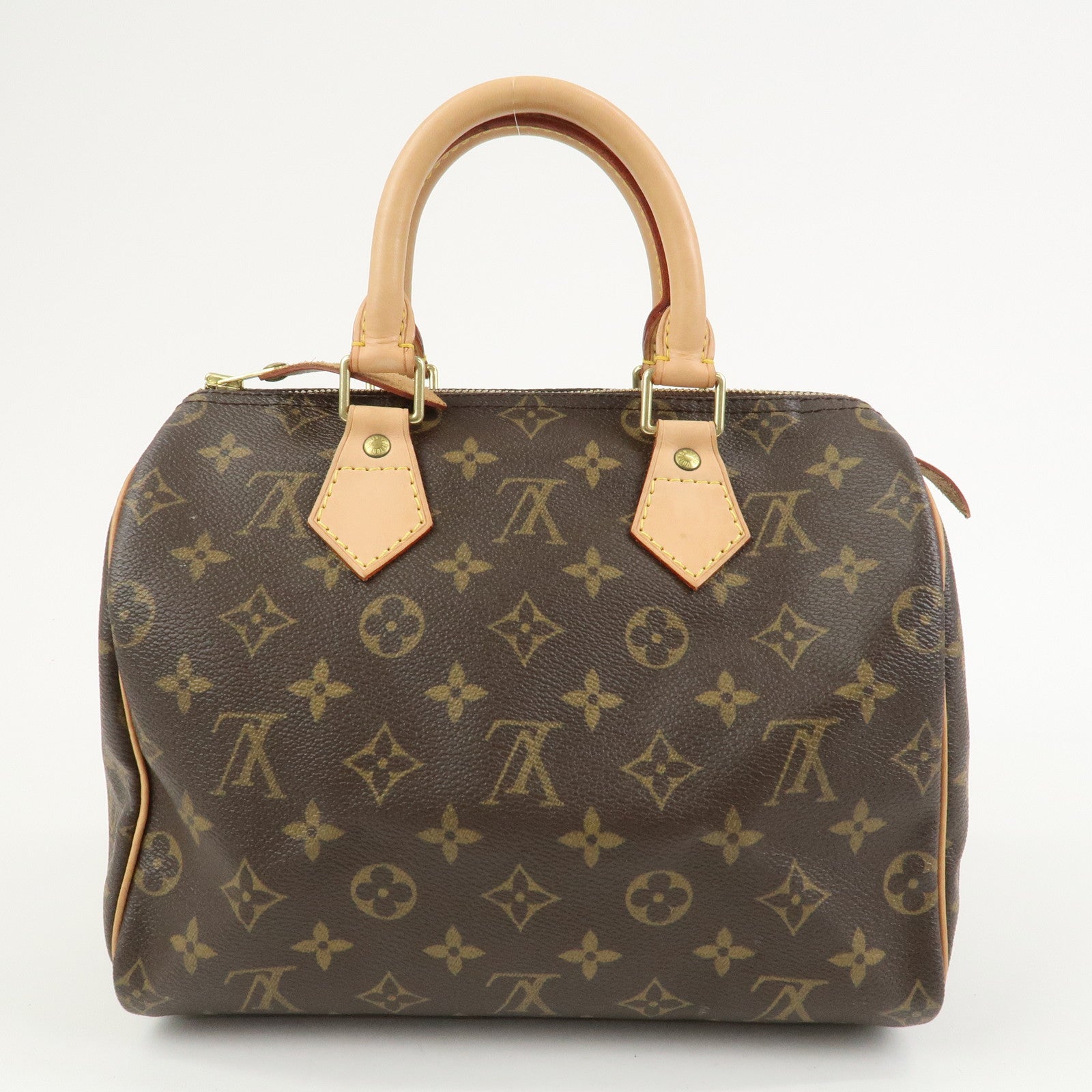 Louis Vuitton Monogram Speedy 25 Boston Bag Hand Bag Brown M41528