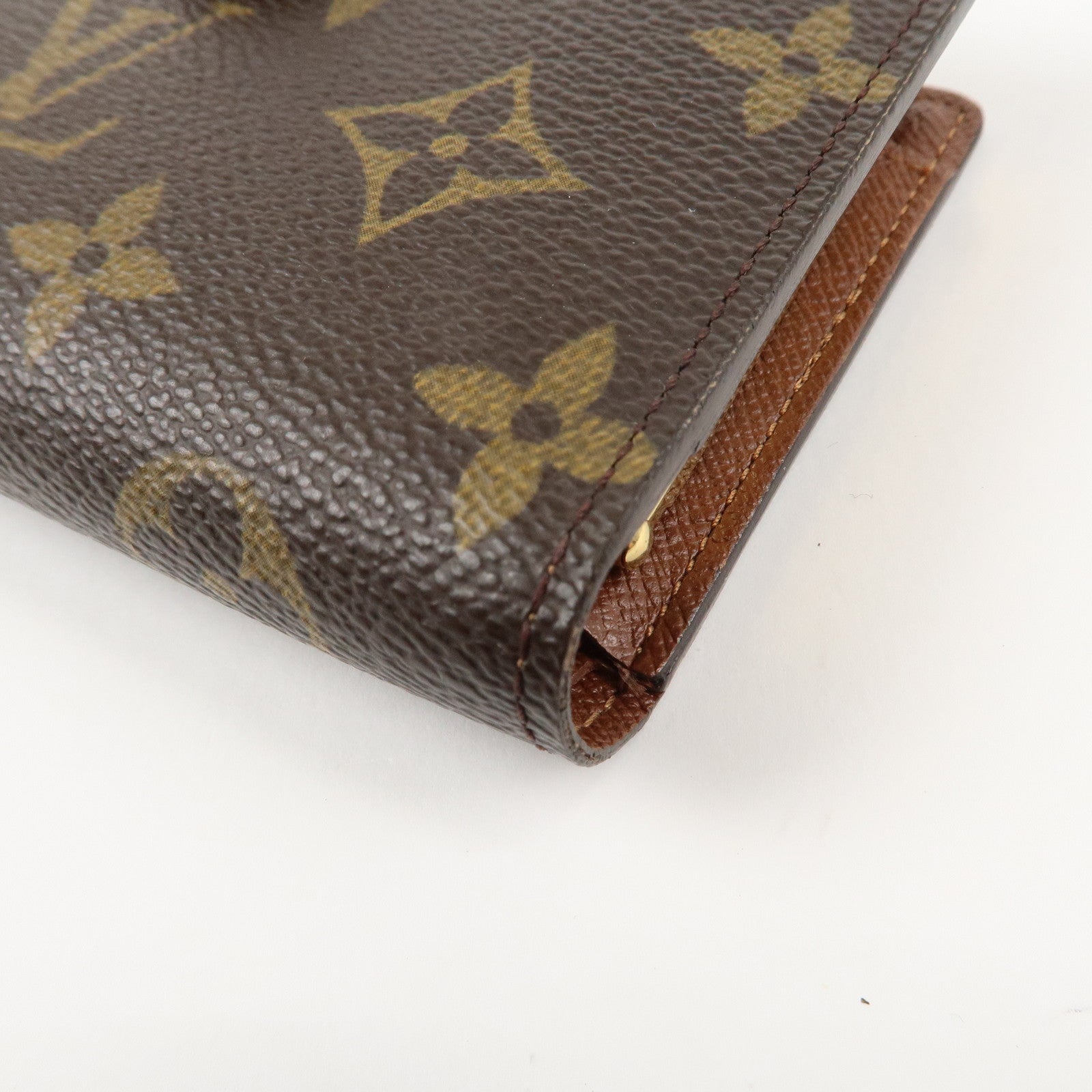Louis Vuitton Monogram Porte Monnaie Billets Viennois Wallet M61663 Used