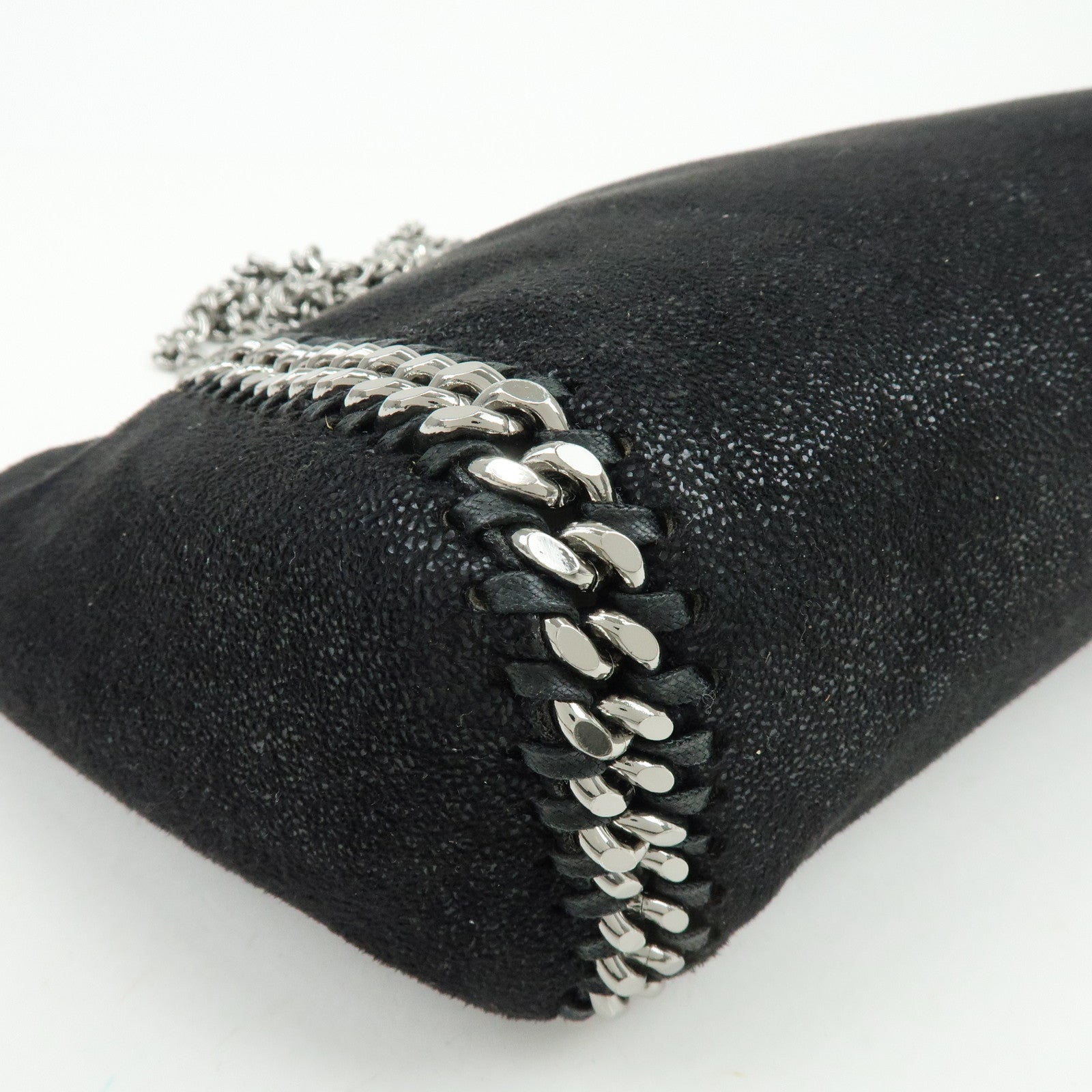 STELLA MCCARTNEY Falabella Polyester 2Way Bag Black Yellow
