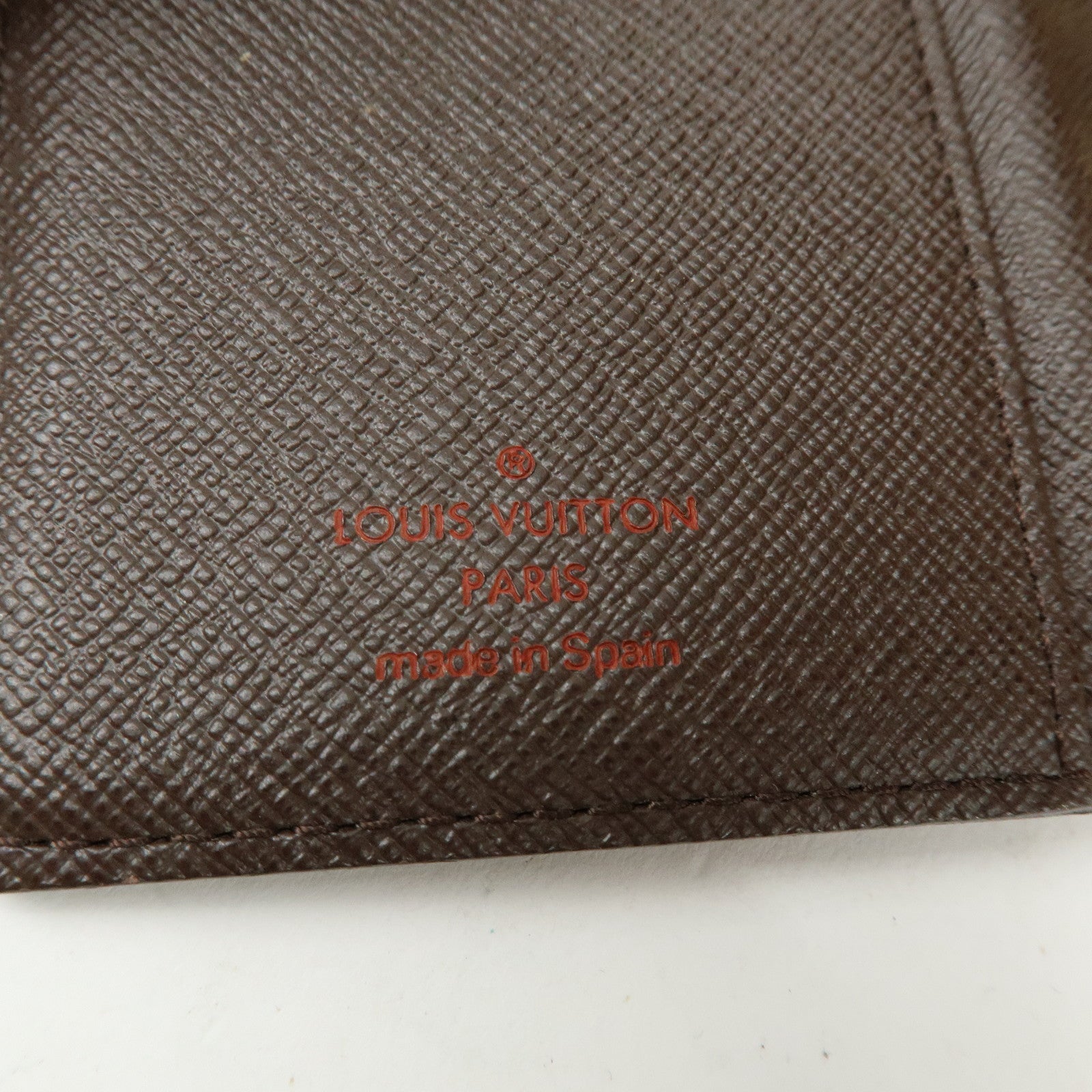 Louis Vuitton Damier Agenda PM Planner Cover Brown R20700