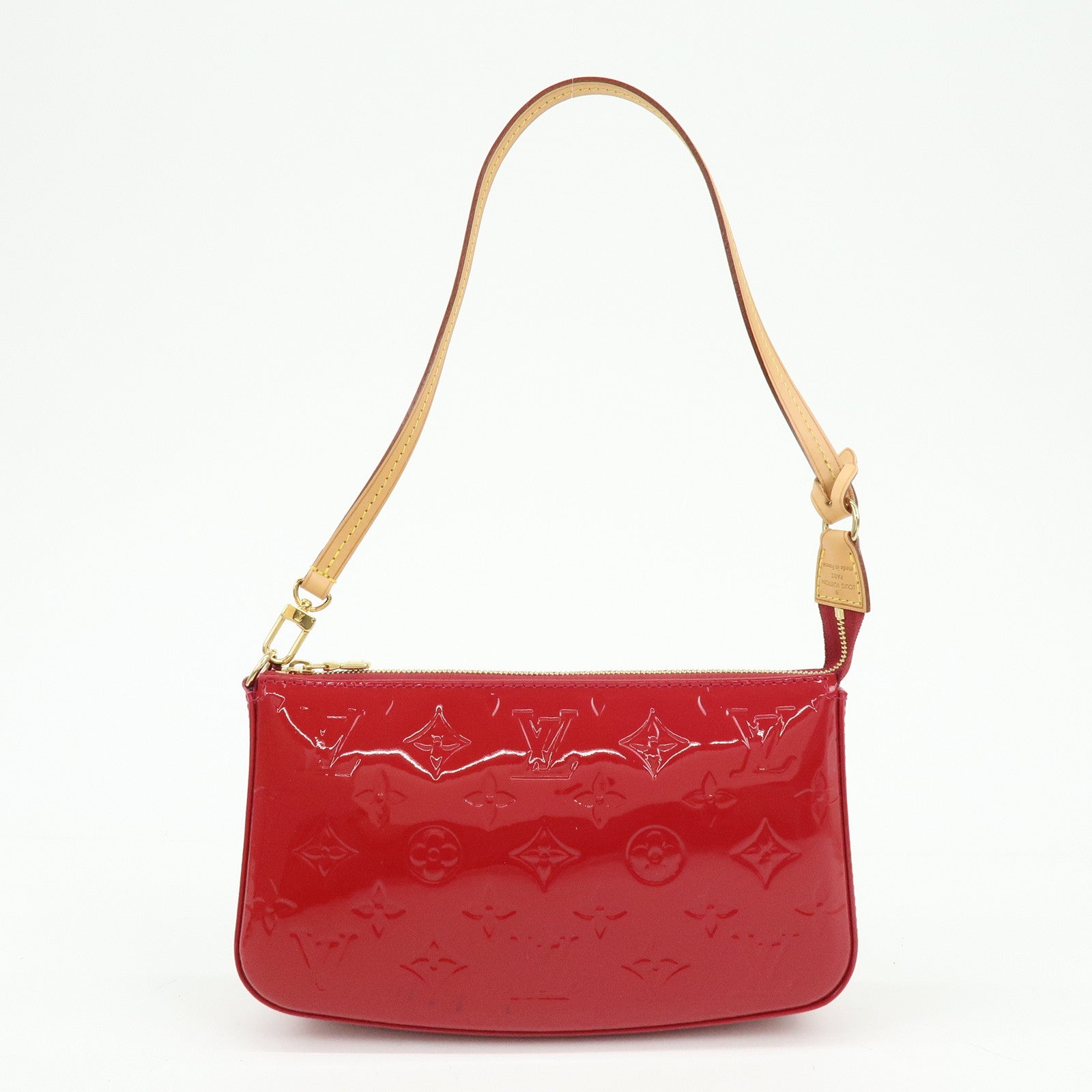 Louis Vuitton Monogram Vernis Pochette Accessoires Pouch Red M91574