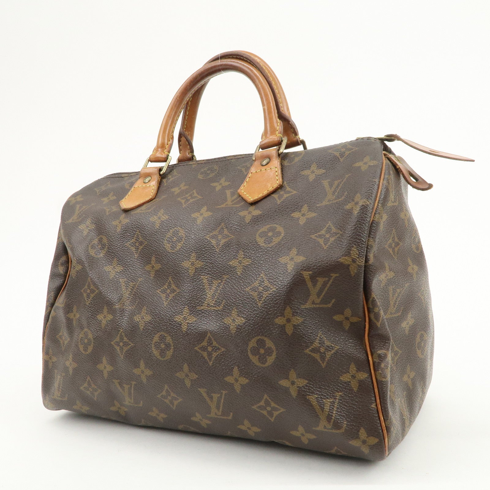 Louis Vuitton Monogram Speedy 30 Boston Bag Hand Bag Brown M41526