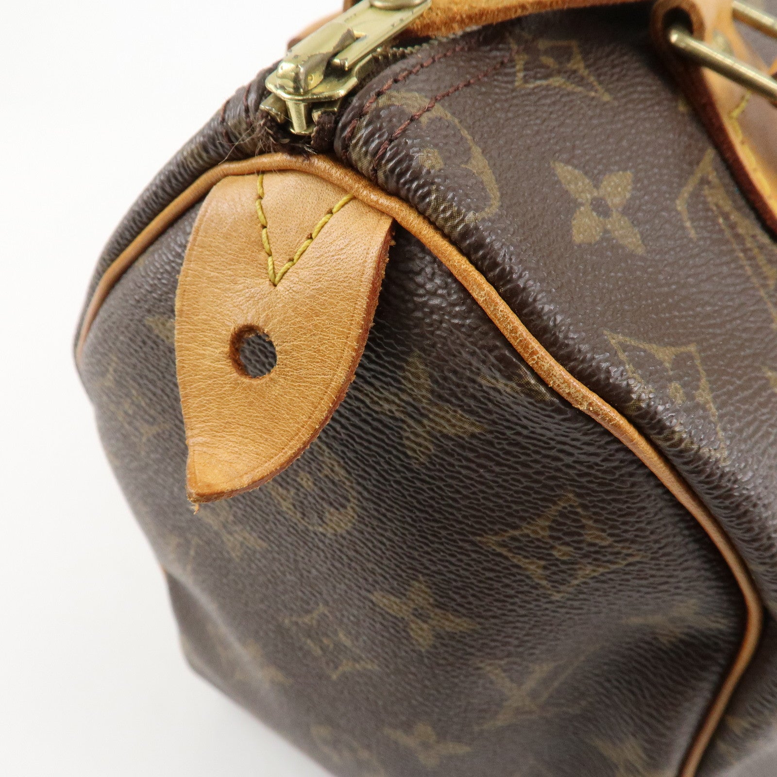 Louis Vuitton Monogram Speedy 25 Hand Bag Boston Bag M41528 Used