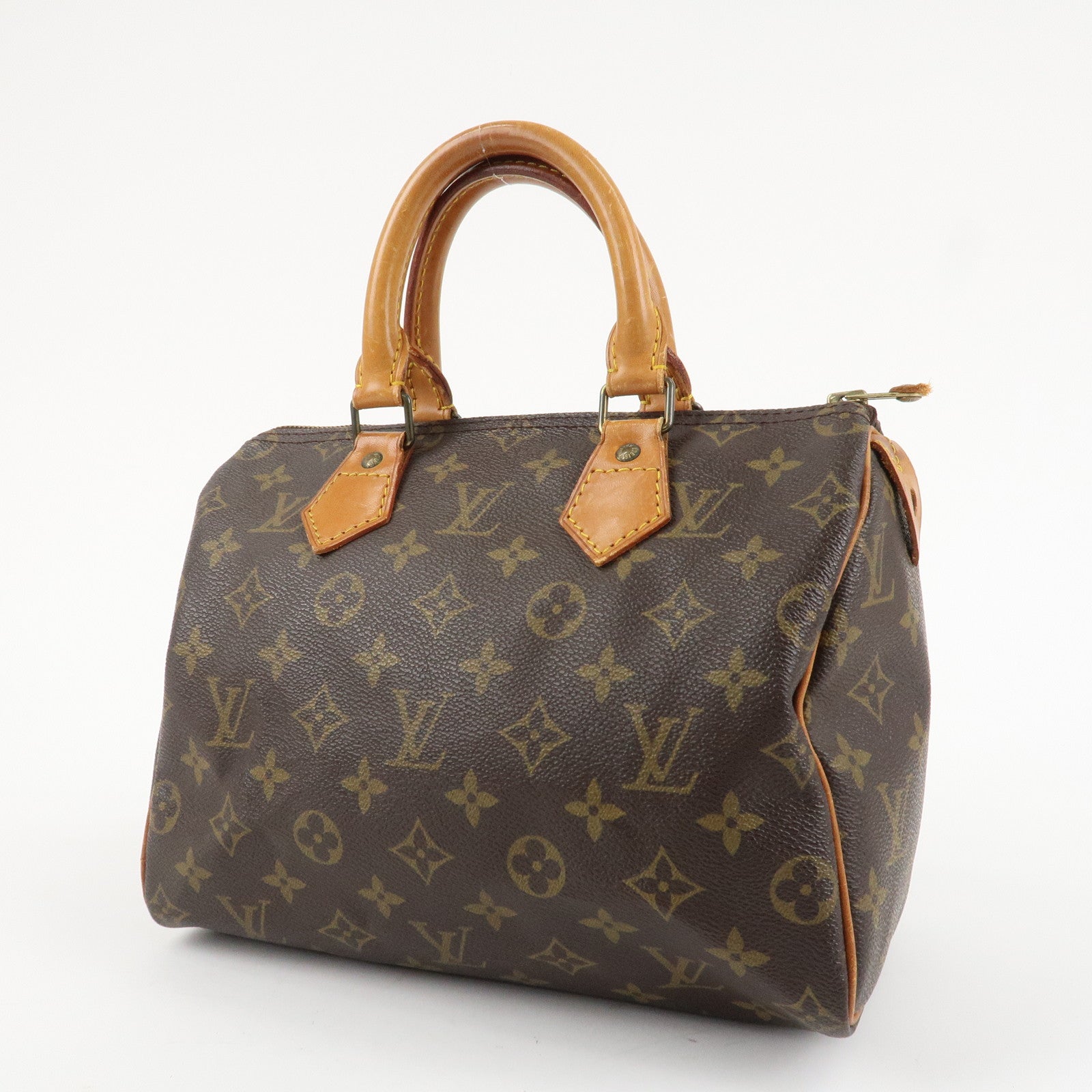 Louis Vuitton Monogram Speedy 25 Hand Bag Boston Bag M41528 Used