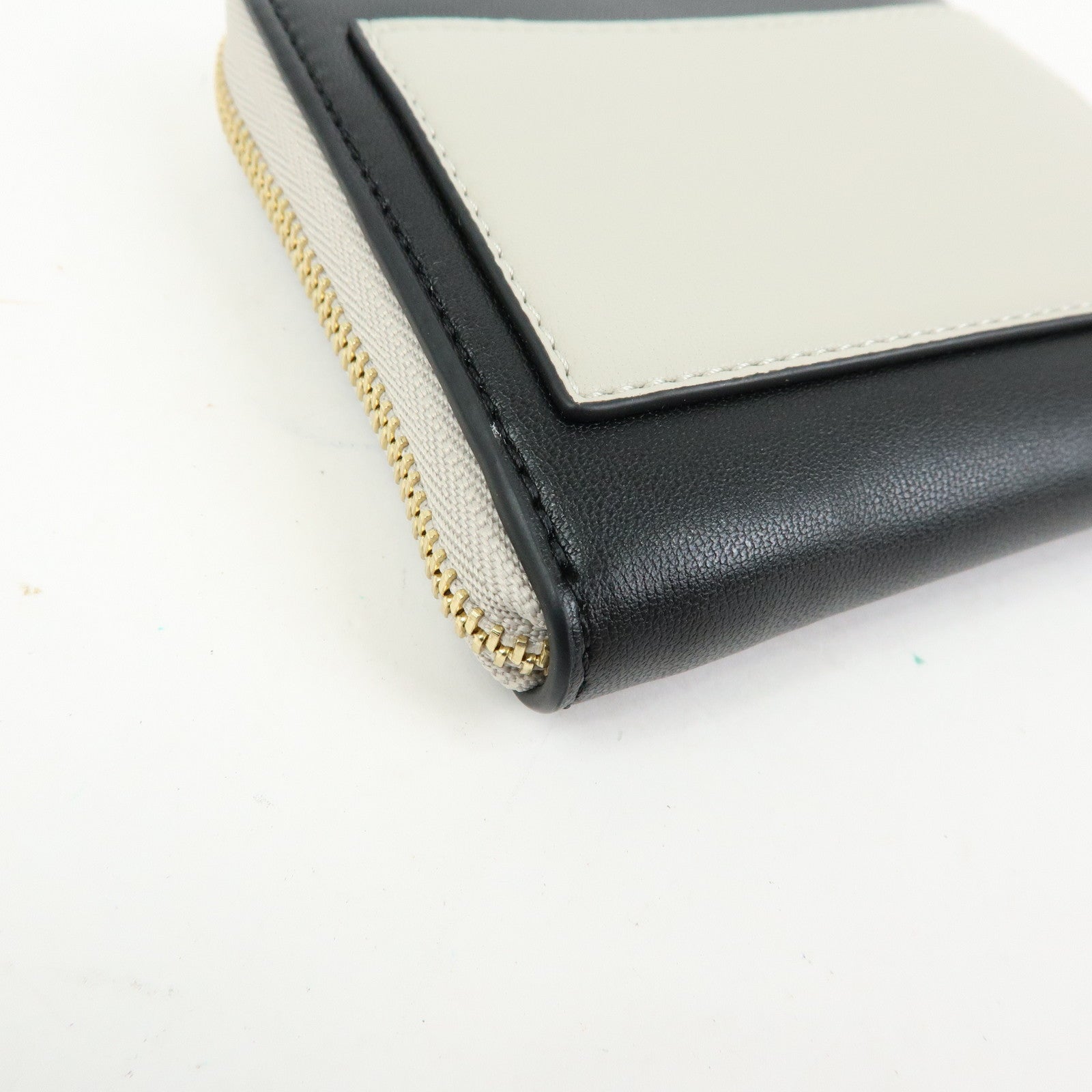 STELLA MCCARTNEY Faux Vegan Leather Compact Wallet Card Case
