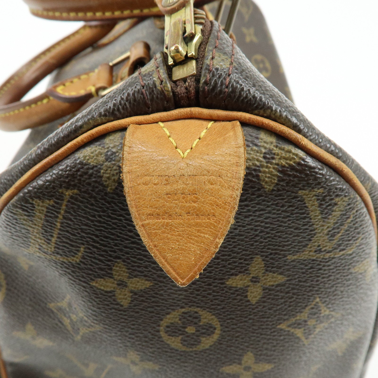 Louis Vuitton Monogram Speedy 30 Boston Bag Hand Bag Brown M41526