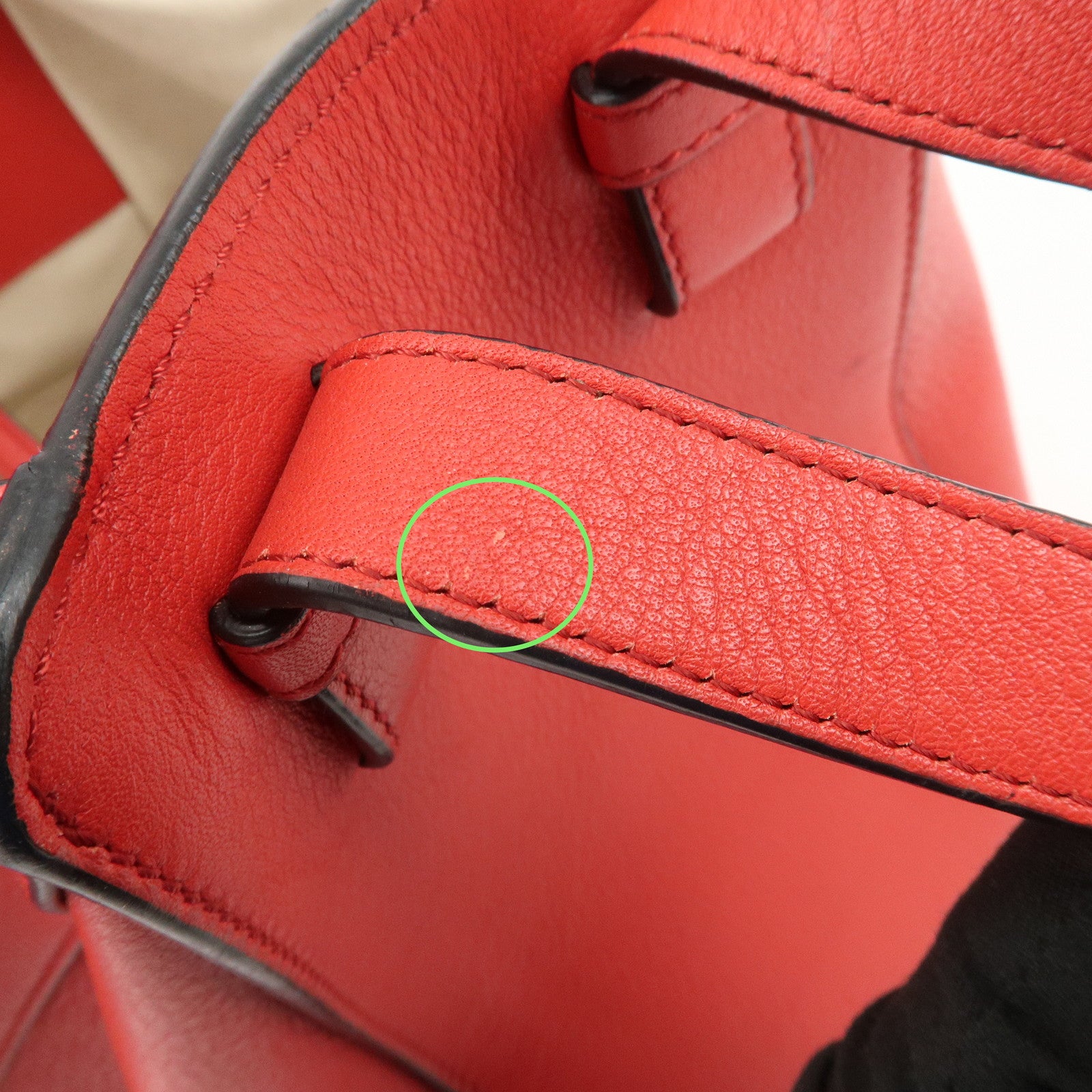 LOEWE Anagram Hammock Small Shoulder Bag Crossbody Bag Red 0011840