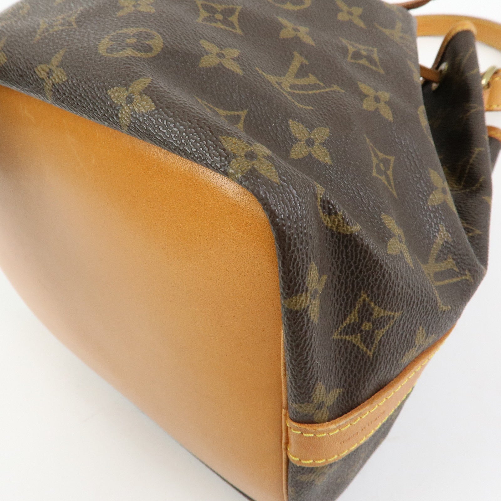 Louis Vuitton Monogram Petit Noe Shoulder Bag Brown M42226