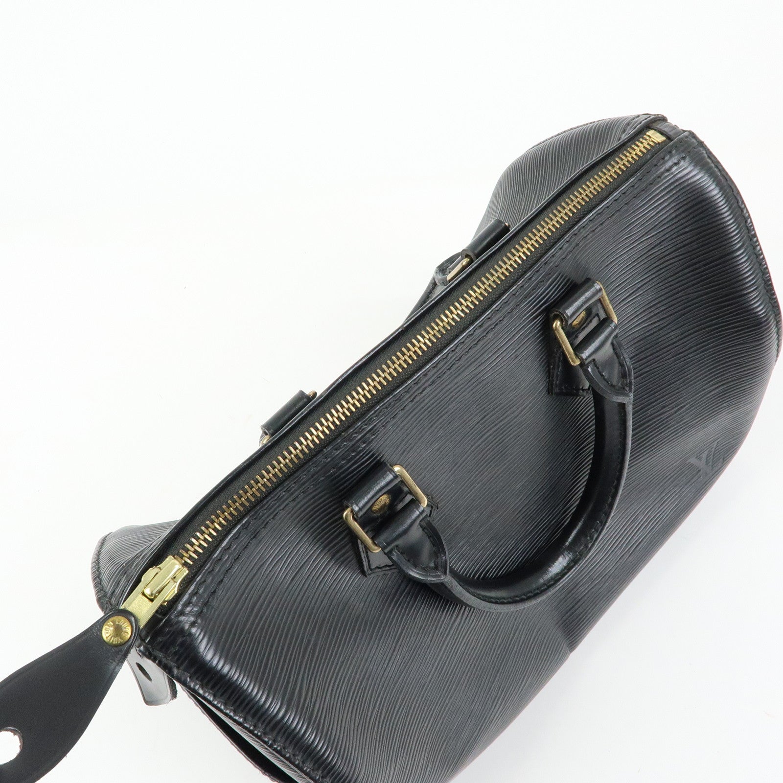 Louis Vuitton Epi Speedy 25 Boston Bag Hand Bag Noir Black M43012