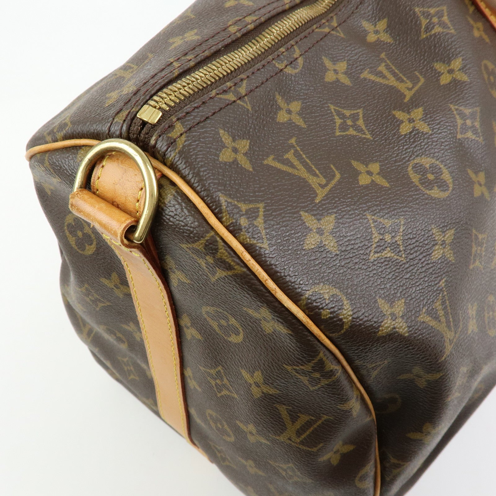 Louis Vuitton Monogram Keep All Bandouliere 55 Boston Bag M41414
