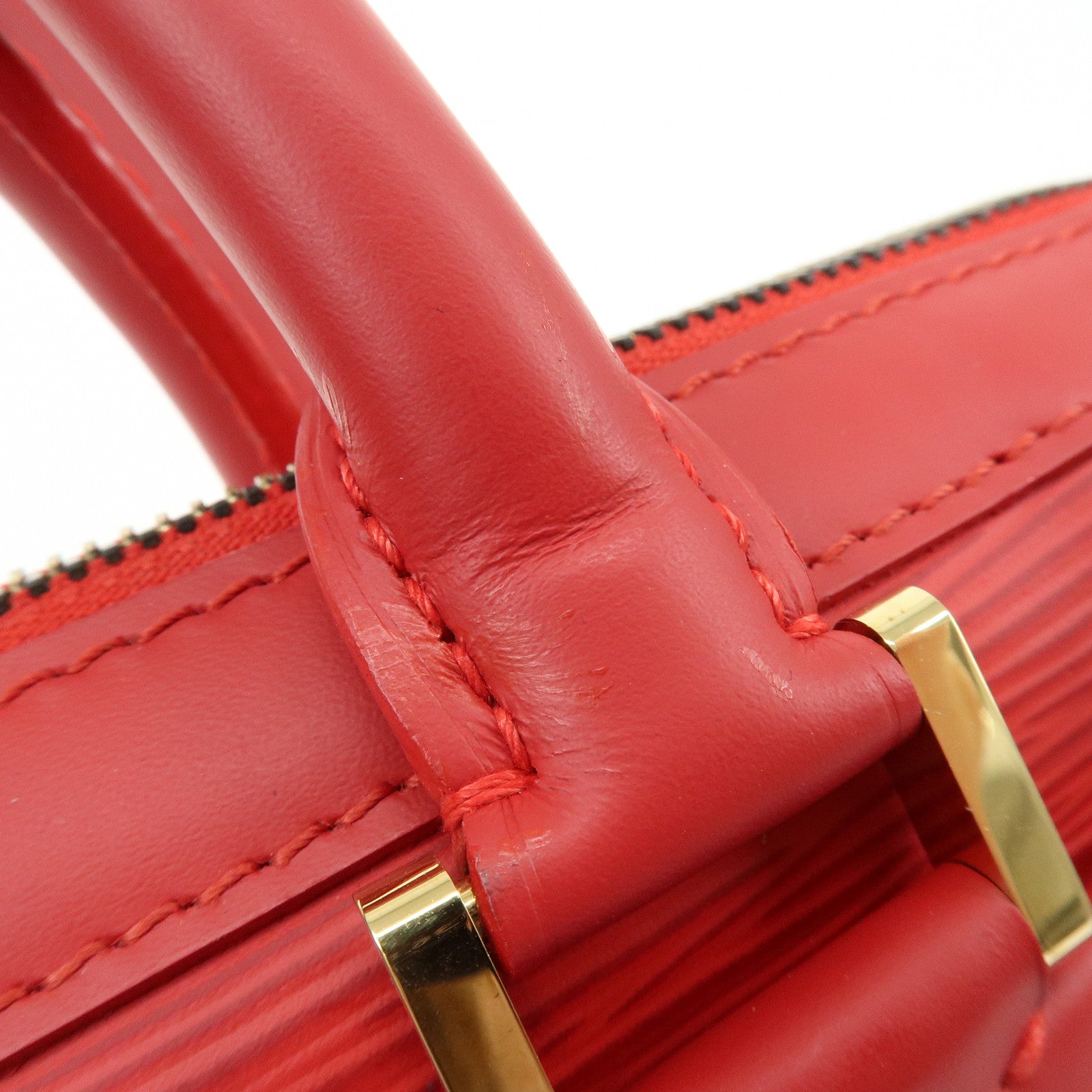 Louis Vuitton Epi Danoura PM Hand Bag Red M5891E
