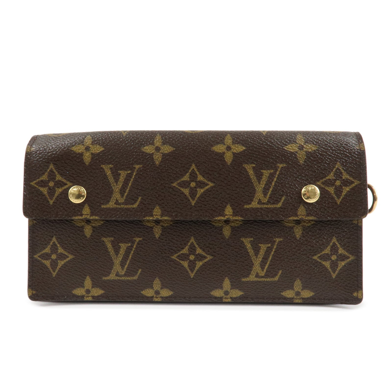 Louis Vuitton Monogram Portefeuille Accordeon Long Wallet M58008 Used
