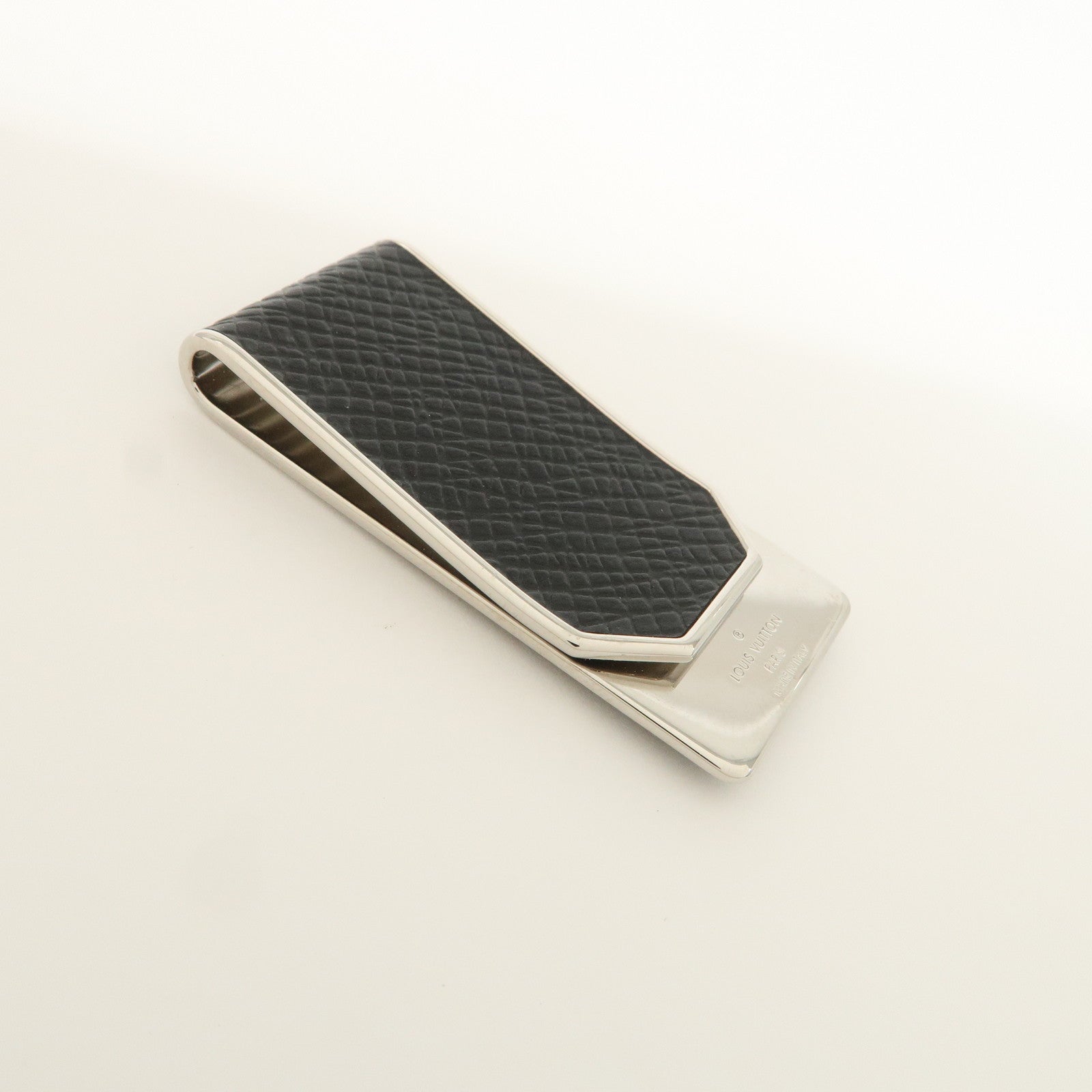 Louis Vuitton Pince Billets Neo LV Club Money Clip Black M63069 Used
