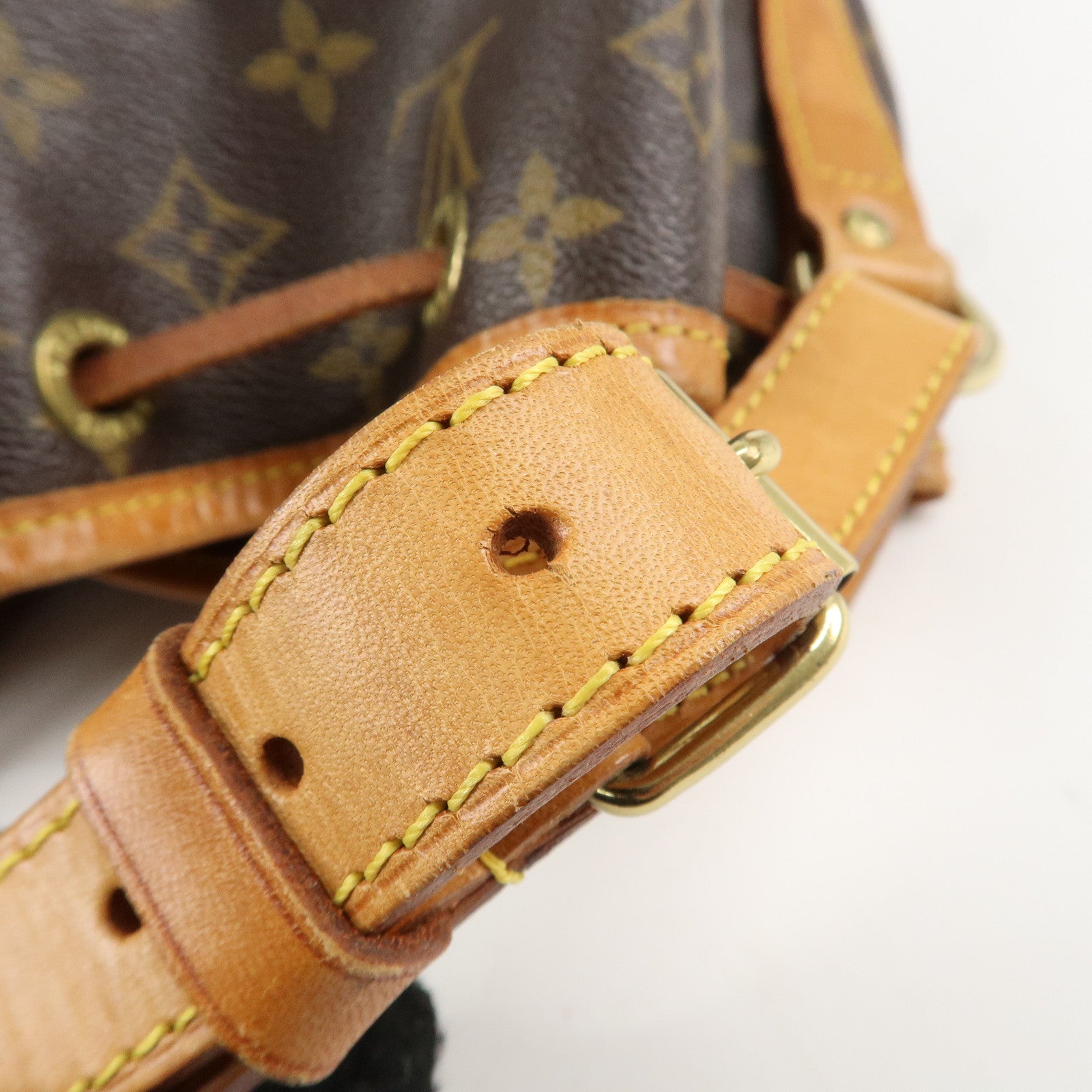 Louis Vuitton Monogram Petit Noe Shoulder Bag Brown M42226 Used