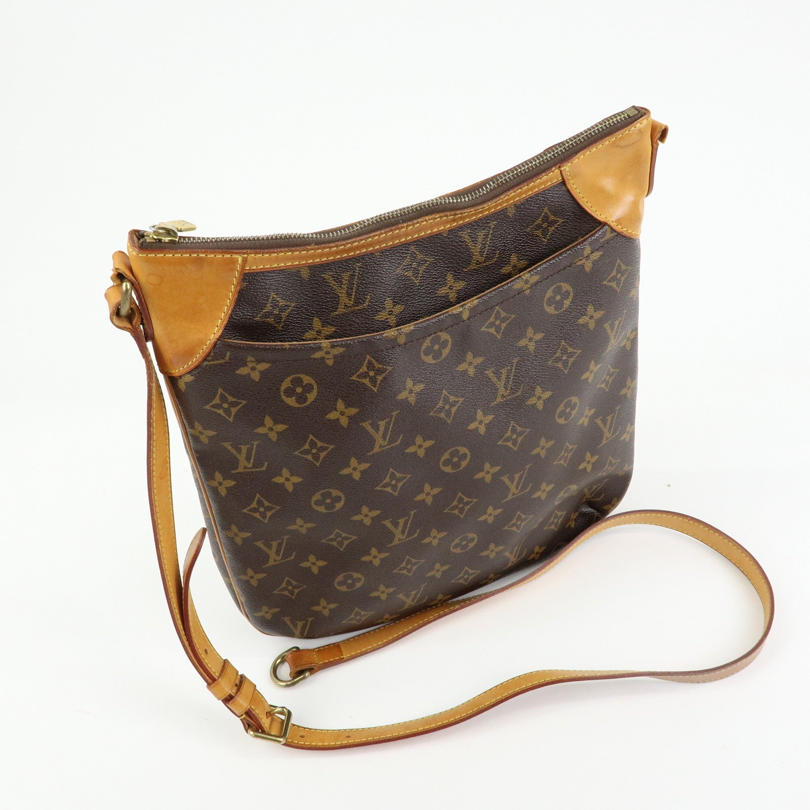 Louis Vuitton Monogram Odeon PM Shoulder Bag Brown M56390