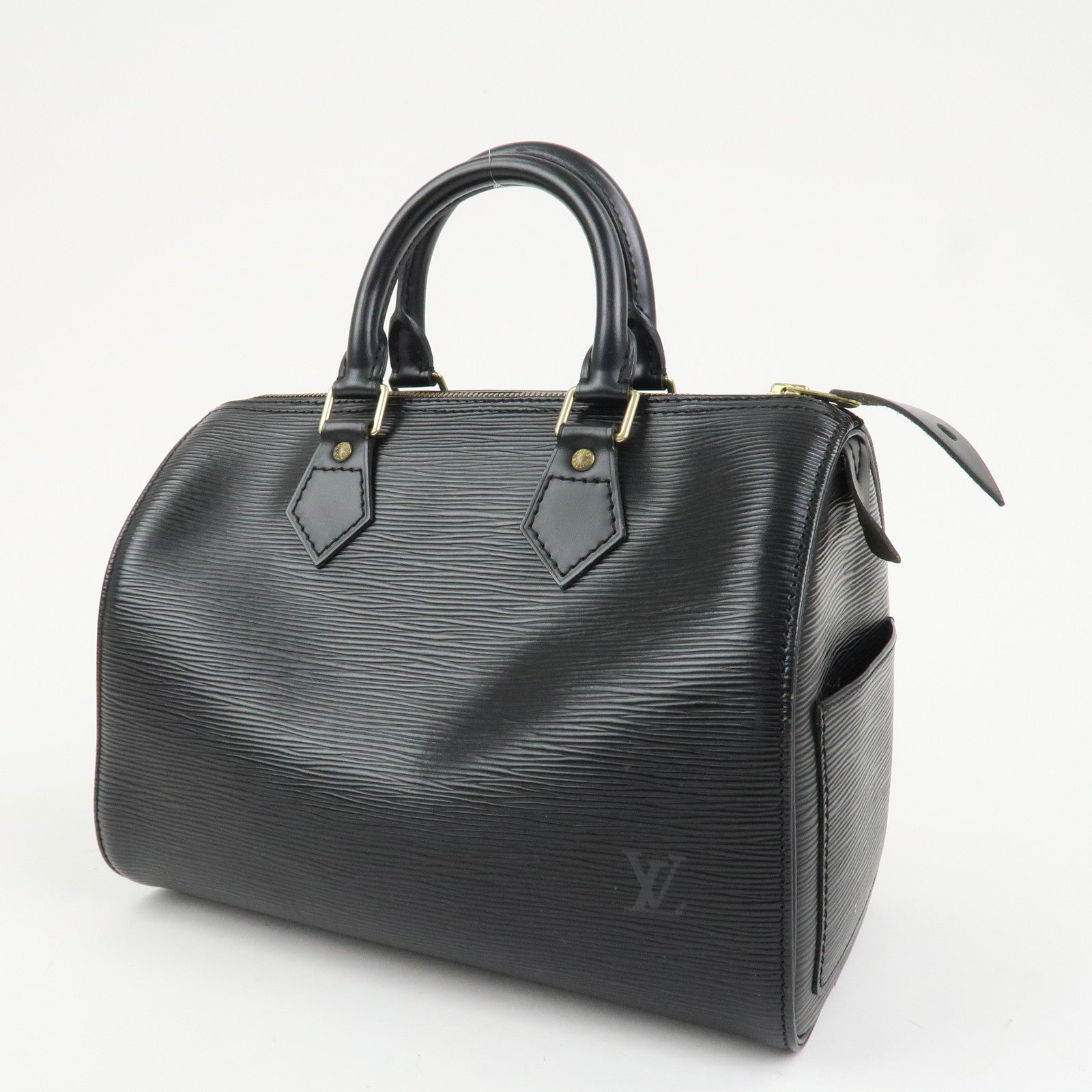 Louis Vuitton Epi Leather Speedy 25 Hand Bag Boston Bag Noir M59032