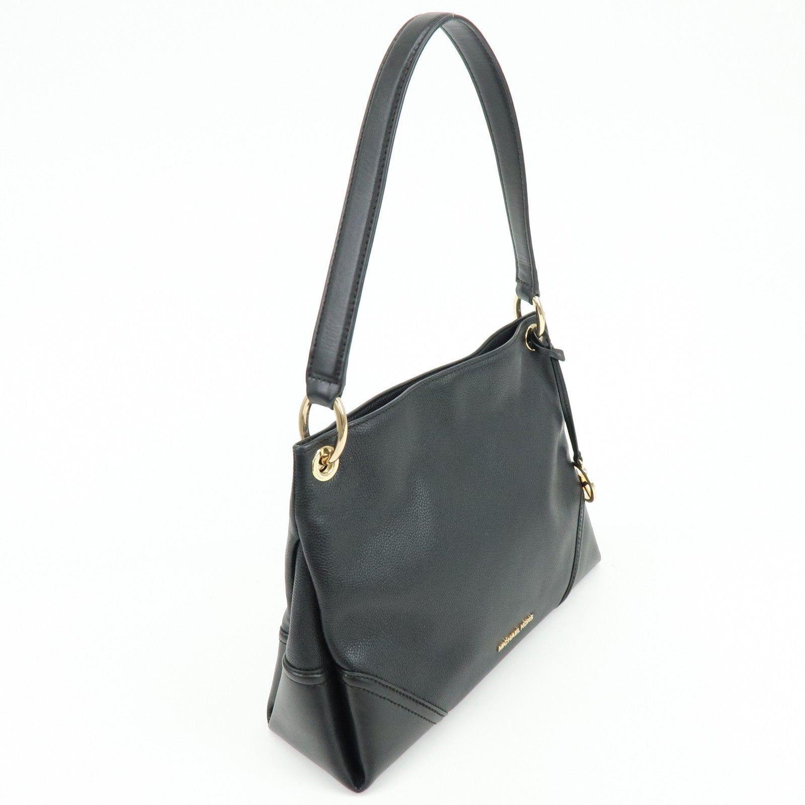 MICHAEL KORS Nicole Leather Shoulder Bag Tote Bag Black