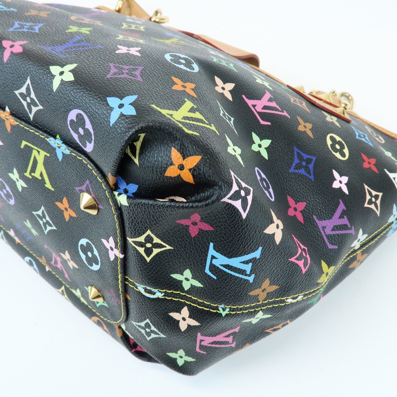 Louis Vuitton Monogram Multicolor Annie MM Shoulder Bag Noir M40308