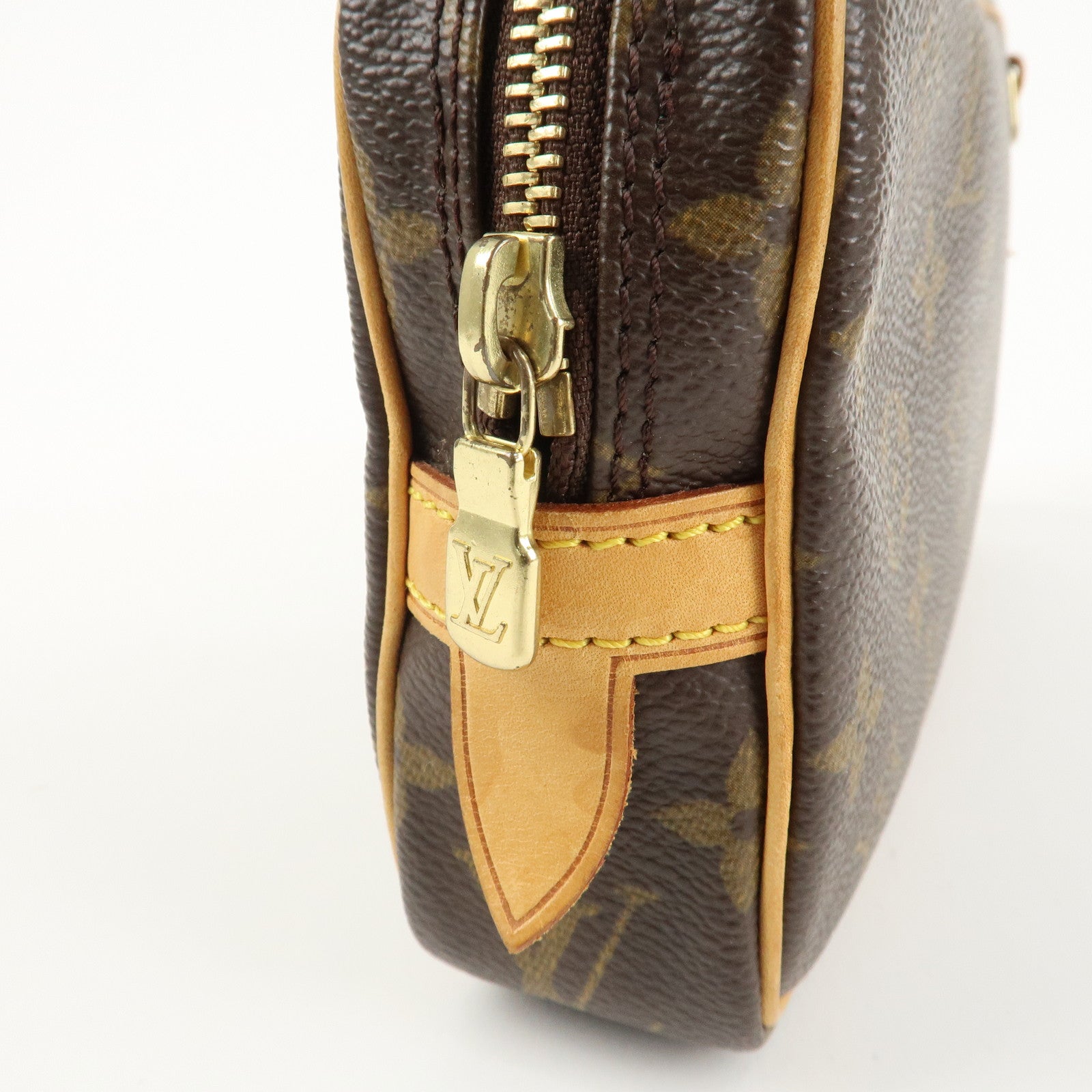 Louis Vuitton Monogram Pochette Marly Bandouliere Bag Brown M51828 Used