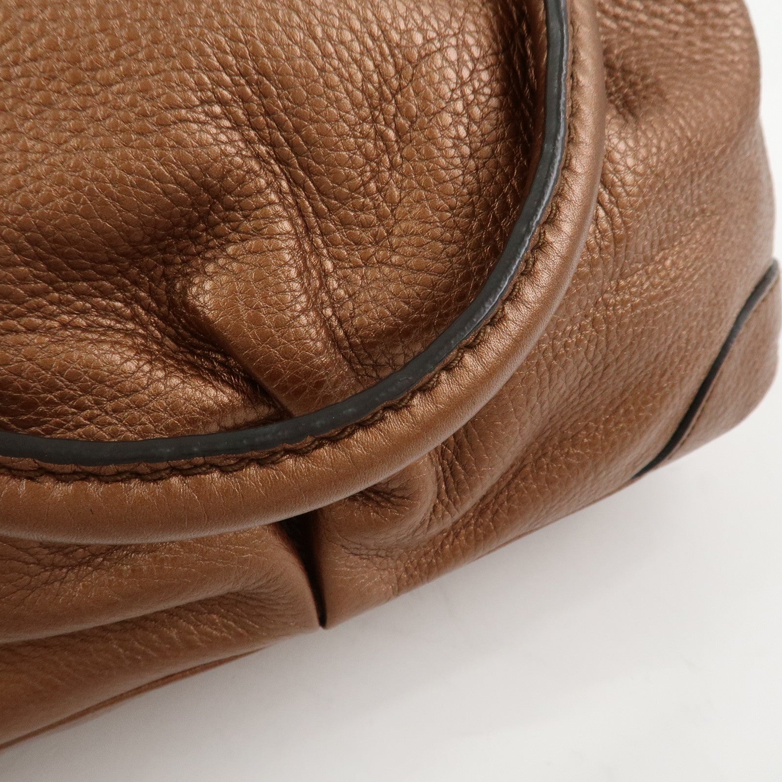 GUCCI Interlocking G Leather 2Way Bag Shoulder Bag Hand Bag 247902