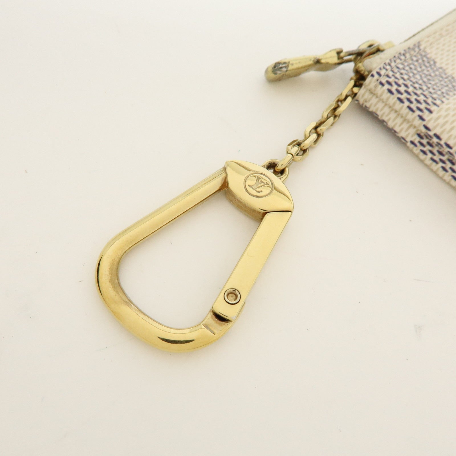 Louis Vuitton Damier Azur Pochette Cles Coin Case N62659