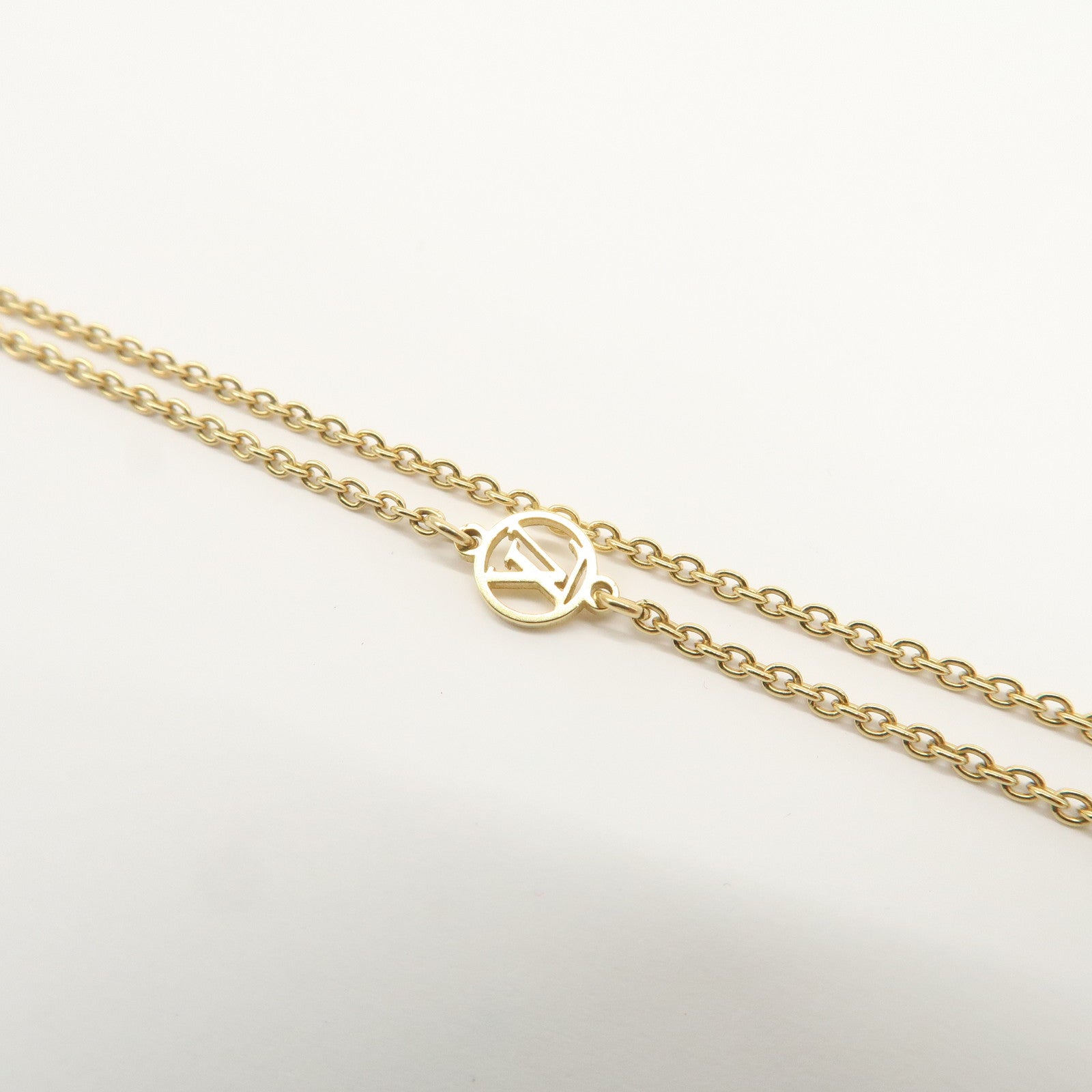Louis Vuitton Collier Louis In The Sky Dog Necklace Gold M66931