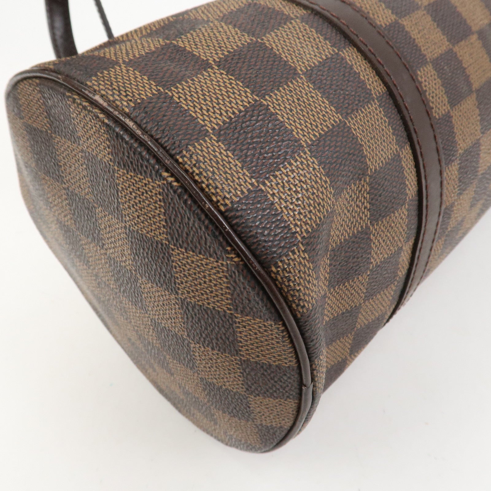 Louis Vuitton Damier Ebene Papillon 30 Hand Bag Brown N51303